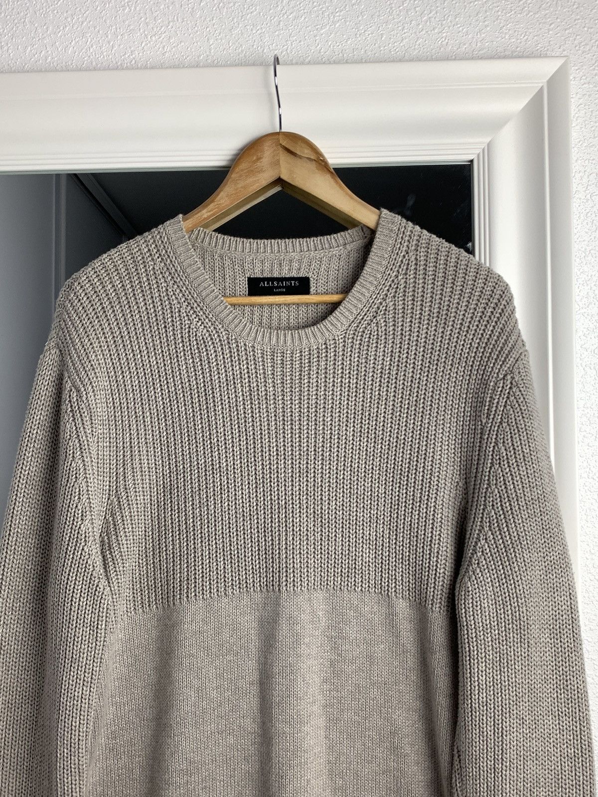 Allsaints Allsaints Cable Knit Sweater Avantgarde Knit Size L Size US L / EU 52-54 / 3 - 3 Thumbnail