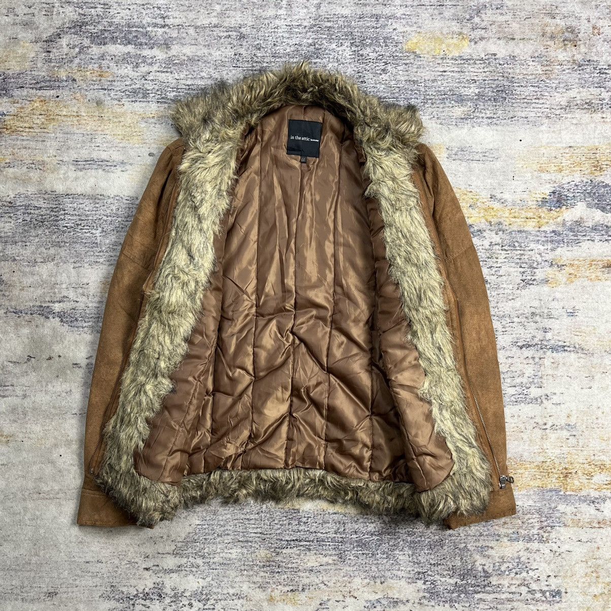 14th Addiction In the attic fur collar biker jacket vkei style Size US L / EU 52-54 / 3 - 7 Thumbnail