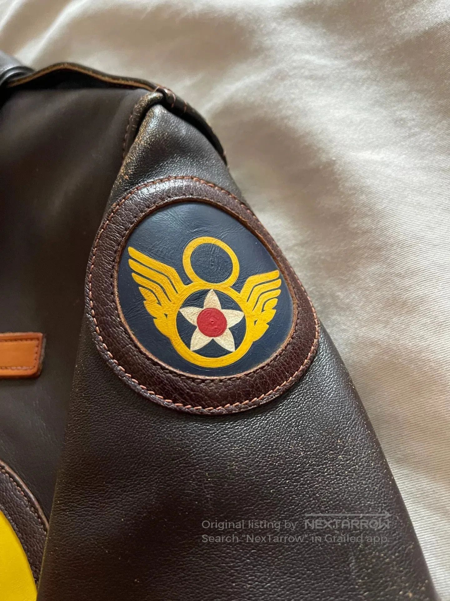 The Real McCoy's The Real McCoy's Hand-painted A2 Leather Jacket. Size US M / EU 48-50 / 2 - 4 Thumbnail