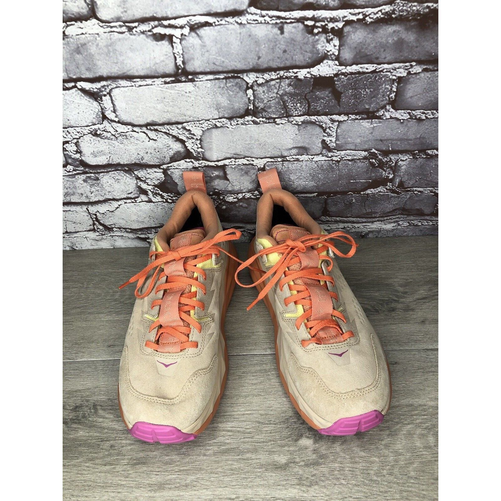 Hoka Kaha Low GTX Mental Health Hiking Sand Sun Baked Orange