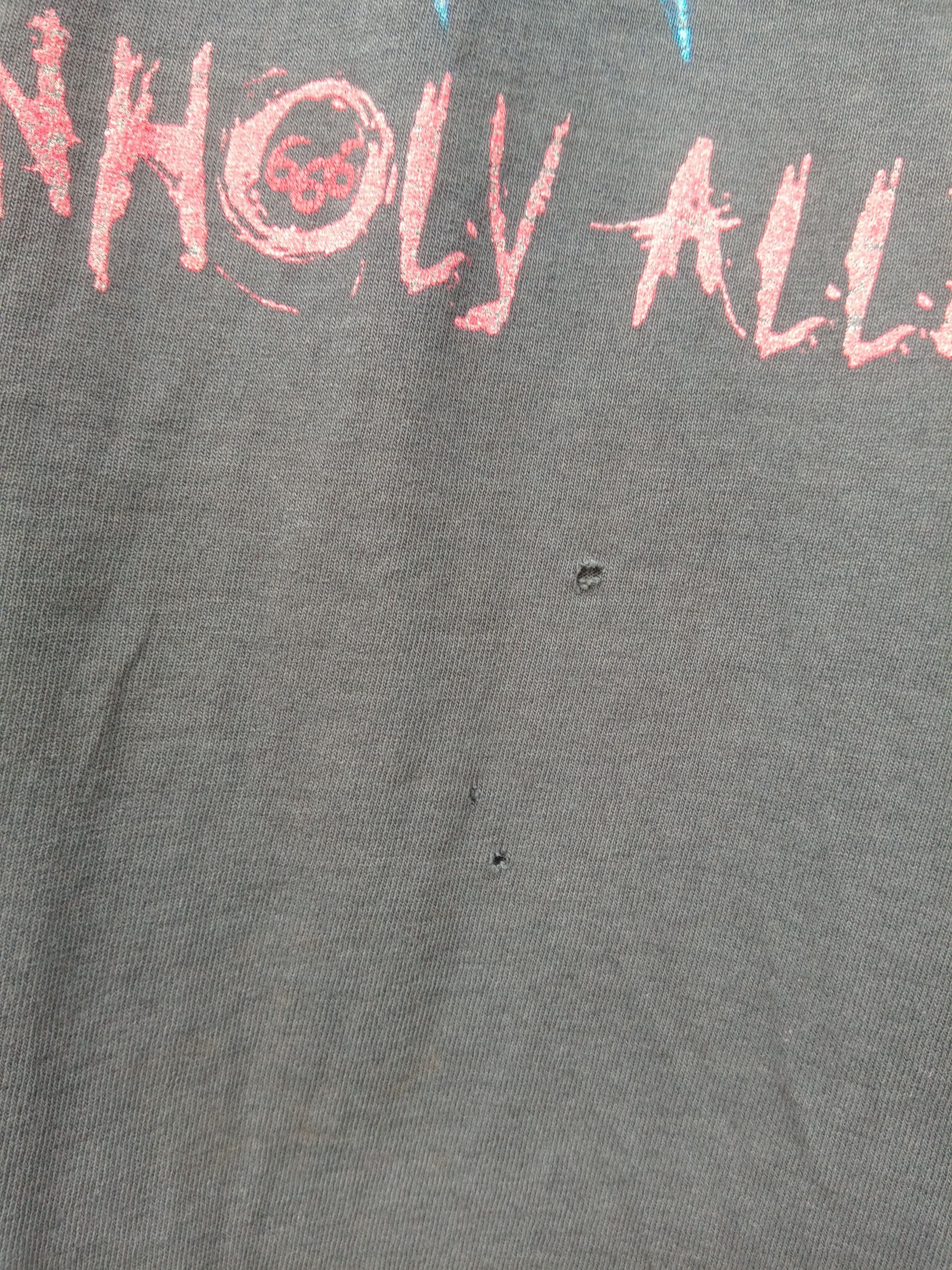 Unsound Rags Vintage Thrashed Faded SLAYER the unholy alliance rare Size US M / EU 48-50 / 2 - 6 Thumbnail