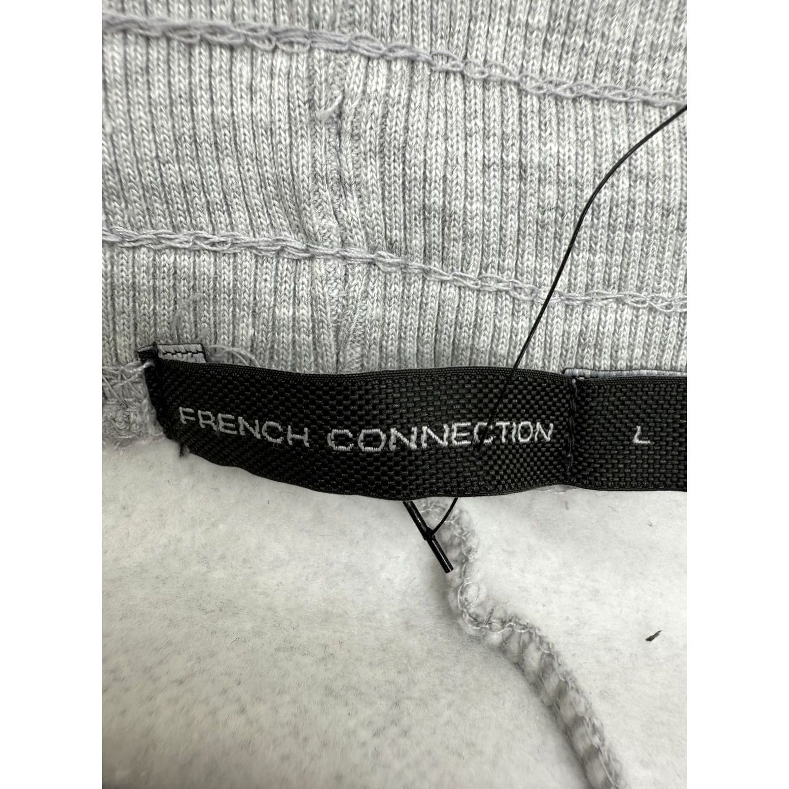 French Connection FCUK Grey Activewear Sweatpants Men L Relaxed Tapered Size US 33 - 3 Thumbnail