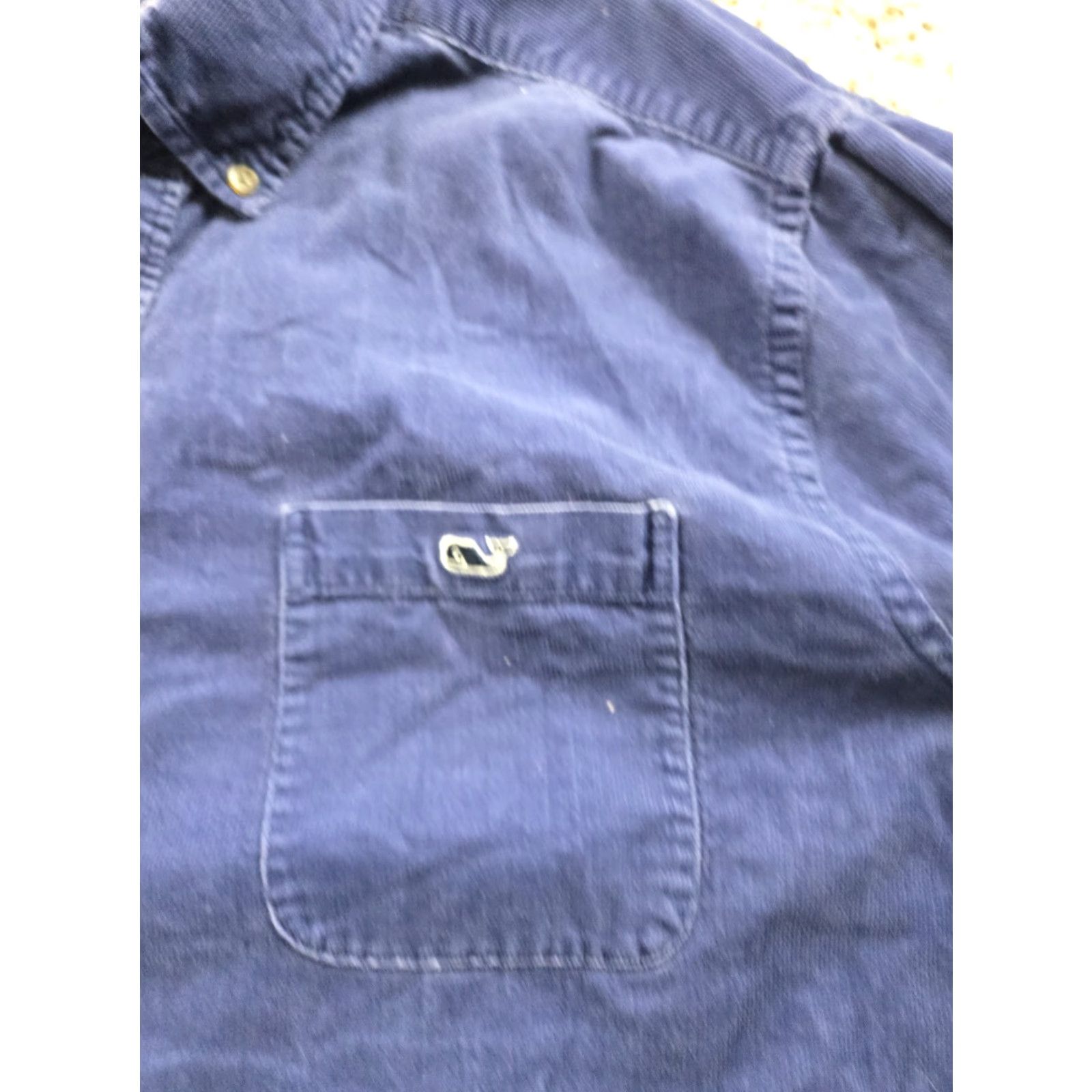 Vineyard Vines Vineyard Vines Shirt Mens 2XL Blue Corduroy Slim Fit Tucker Shirt Long Sleeve Size US XXL / EU 58 / 5 - 5 Thumbnail