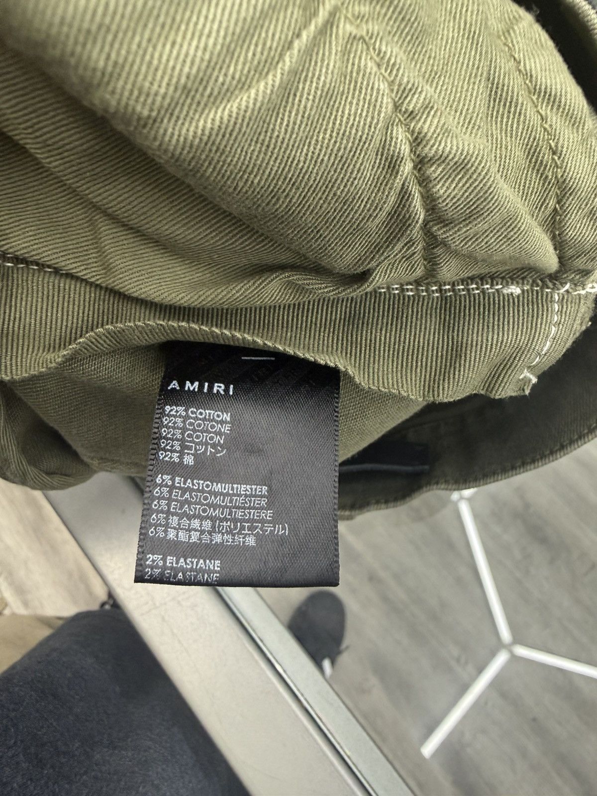 Amiri Amiri Thrasher Bandana Jeans - Olive Green Size US 34 / EU 50 - 5 Thumbnail