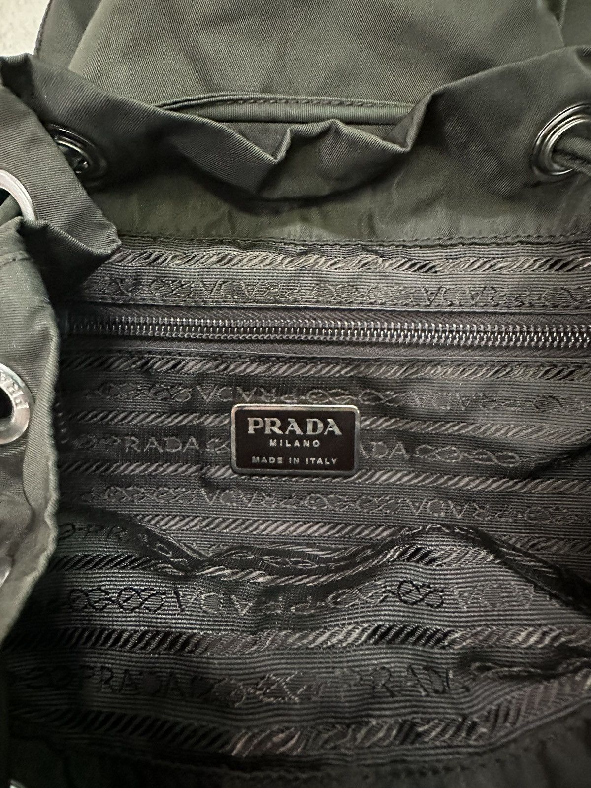 Prada AUTHENTIC VINTAGE PRADA MINI GREEN NYLON BACKPACK Size ONE SIZE - 20 Thumbnail