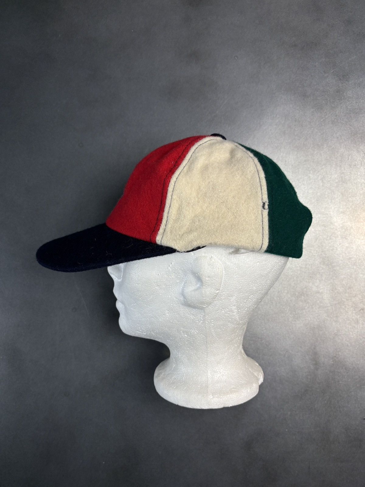 Gap × Vintage 1990s Vintage Wool Baseball Cap Bluenotes Colourblock Hat 90 Size ONE SIZE - 5 Thumbnail