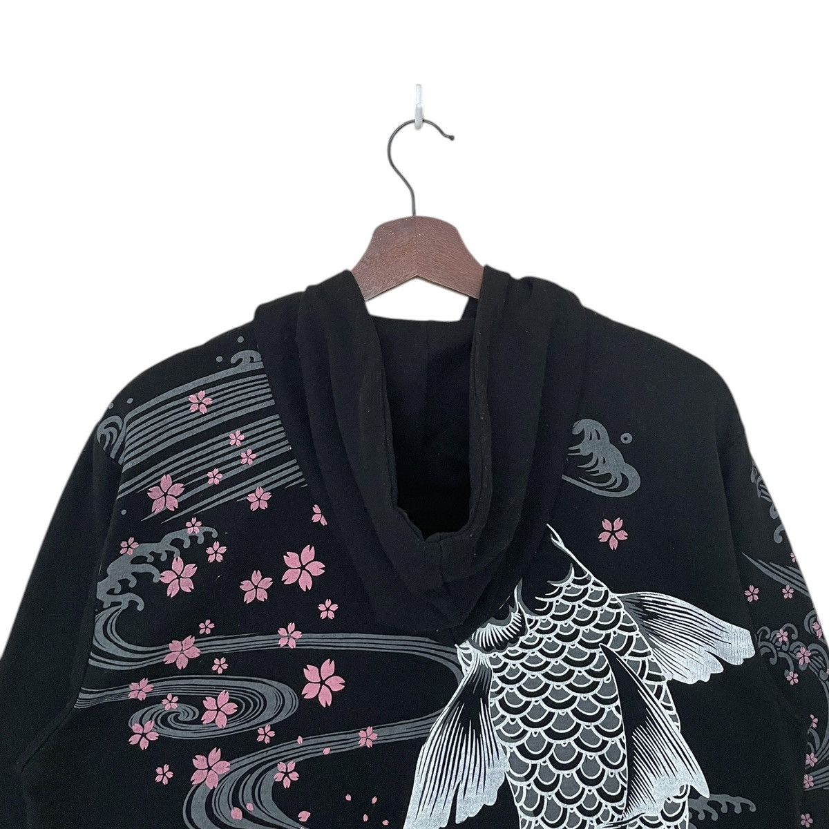 Japanese Brand Vintage Japanese Brand Koi Fish Hoodies 1990s Size US XL / EU 56 / 4 - 8 Thumbnail