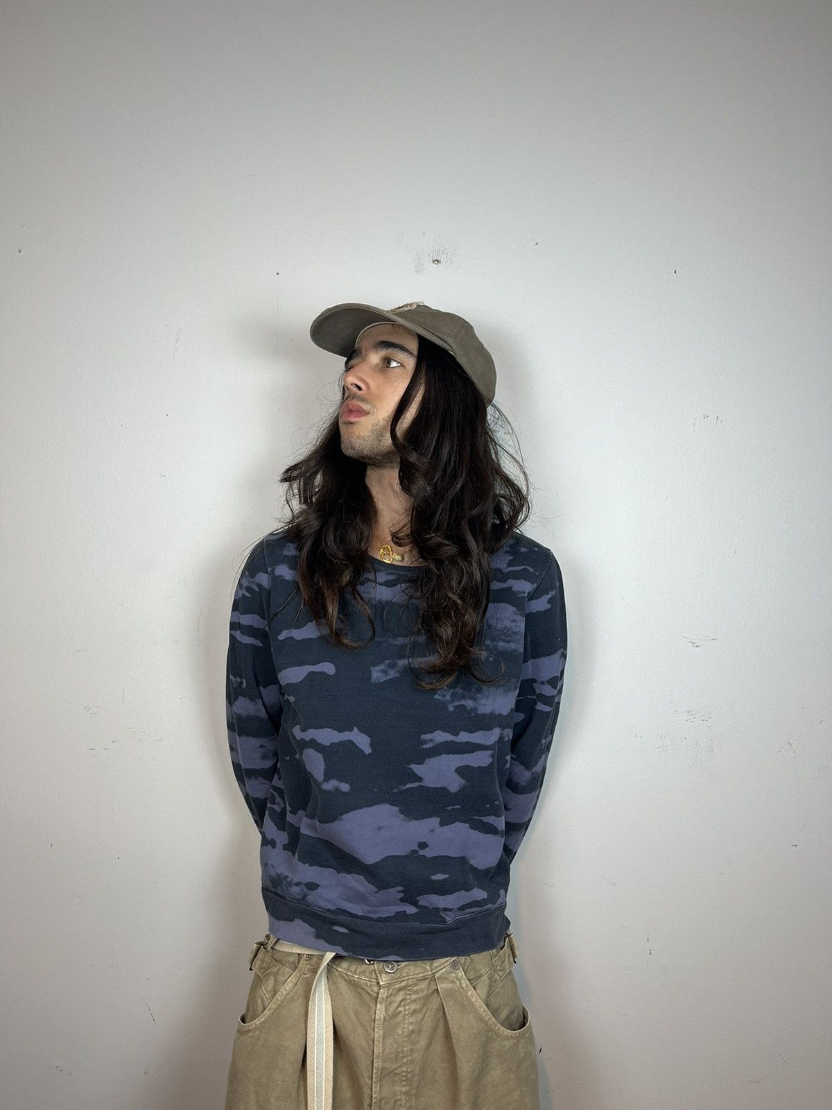A.P.C. × Japanese Brand Blue APC Water Camo Sweater Size US S / EU 44-46 / 1 - 7 Thumbnail