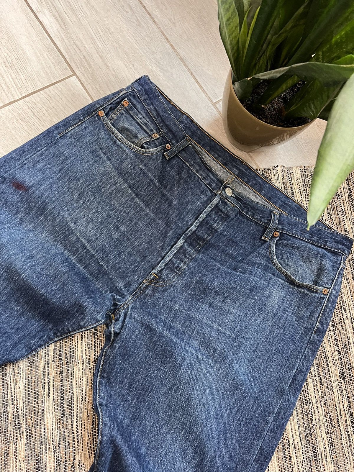 Levi's × Vintage Levis 501 denim jeans workwear distressed style Size US 40 / EU 56 - 3 Thumbnail