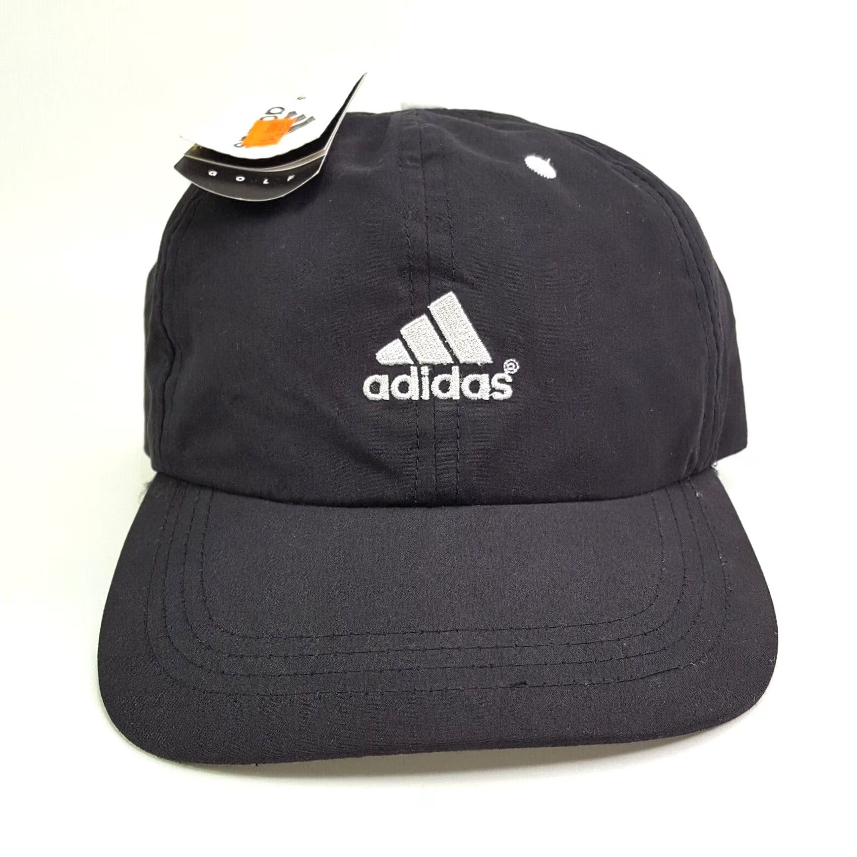 Adidas VINTAGE Adidas Golf PGA Snapback Black Adjustable Hat Baseball Cap Mens 90s Retro Sports Embroidered Lightweight Moisture- Wicking Size ONE SIZE - 2 Thumbnail