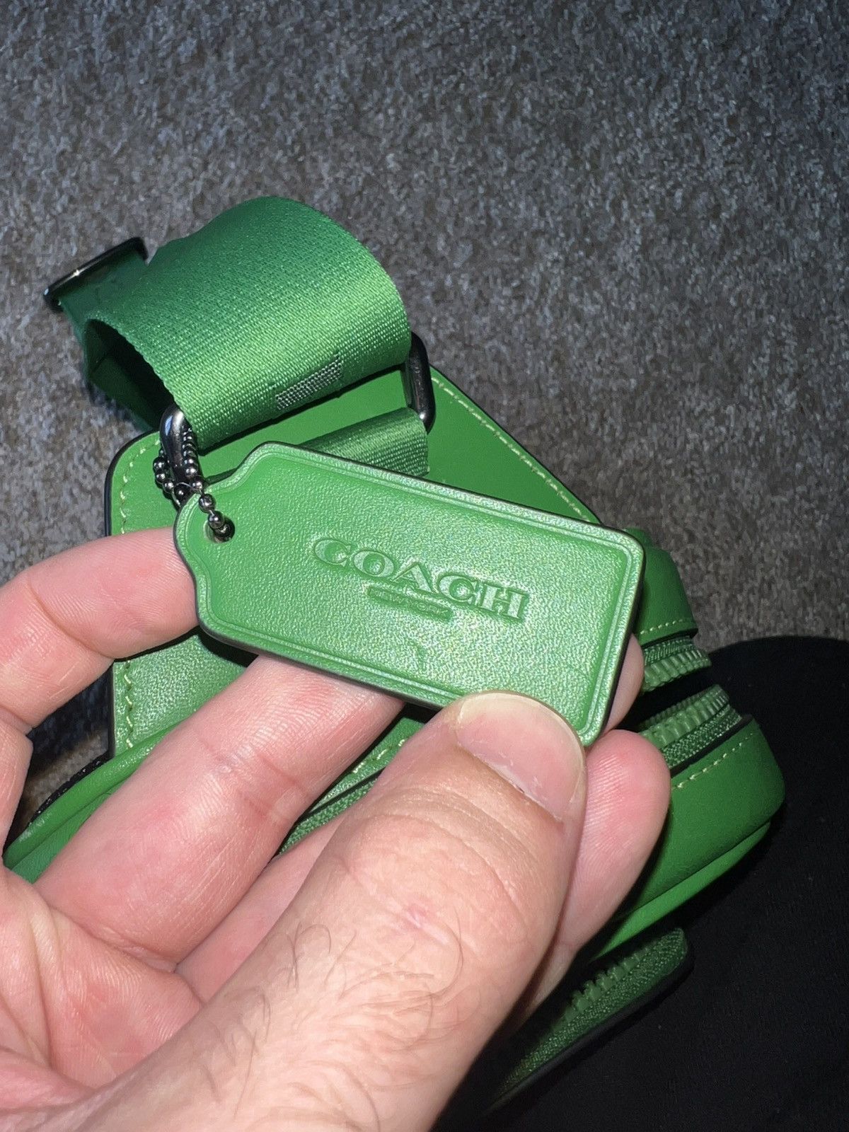 Coach RARE GREEN RACER SLING COACH BAG Size ONE SIZE - 6 Thumbnail