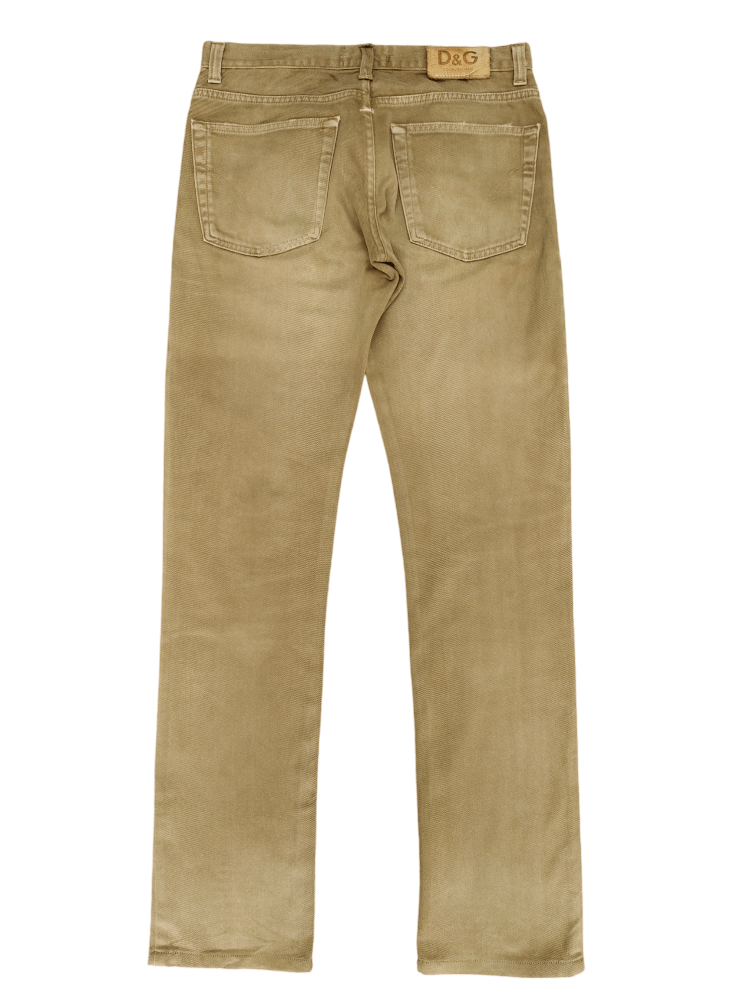 Dolce & Gabbana Dolce & Gabbana Brown Faded Distress Denim Pants Size US 32 / EU 48 - 10 Thumbnail