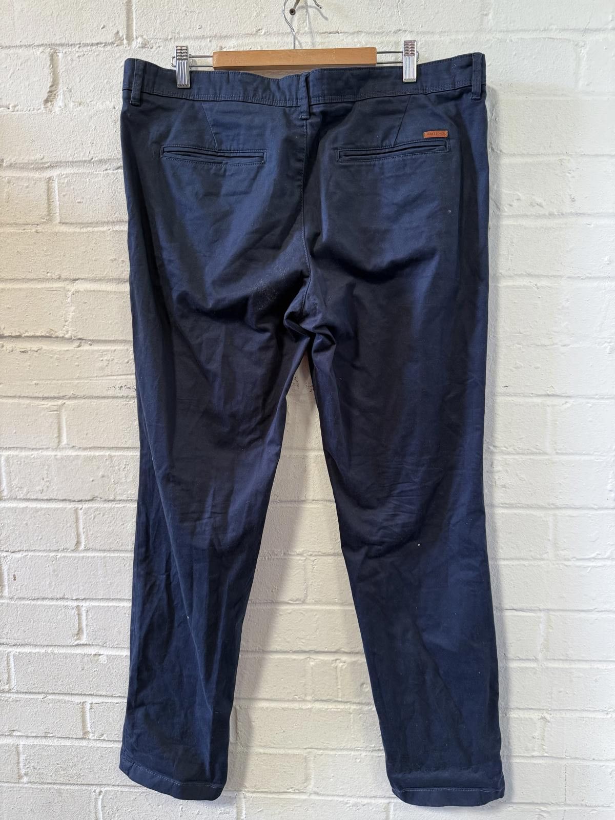 Jack & Jones Jack & Jones Navy Chino Trousers Size US 30 / EU 46 - 3 Thumbnail