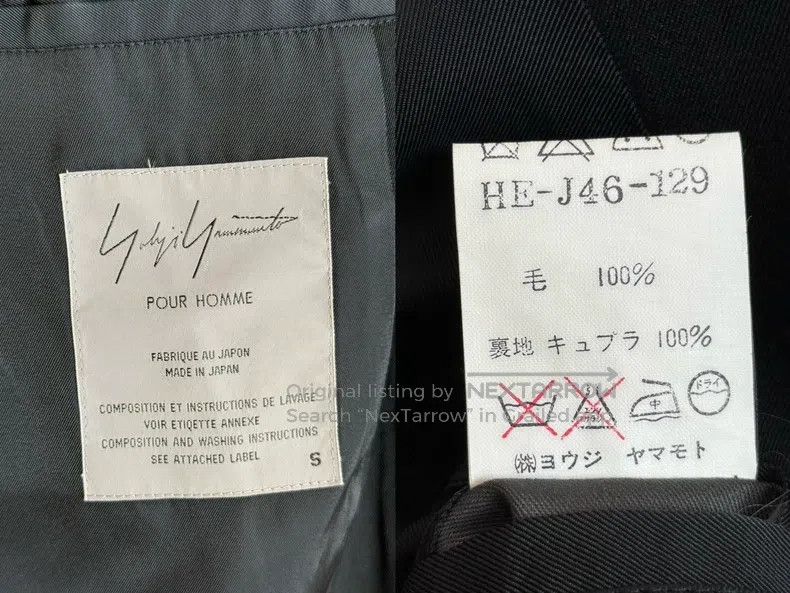 Yohji Yamamoto Yohji Yamamoto Double Layer Hidden Button Collarless Jacke Size US S / EU 44-46 / 1 - 6 Thumbnail