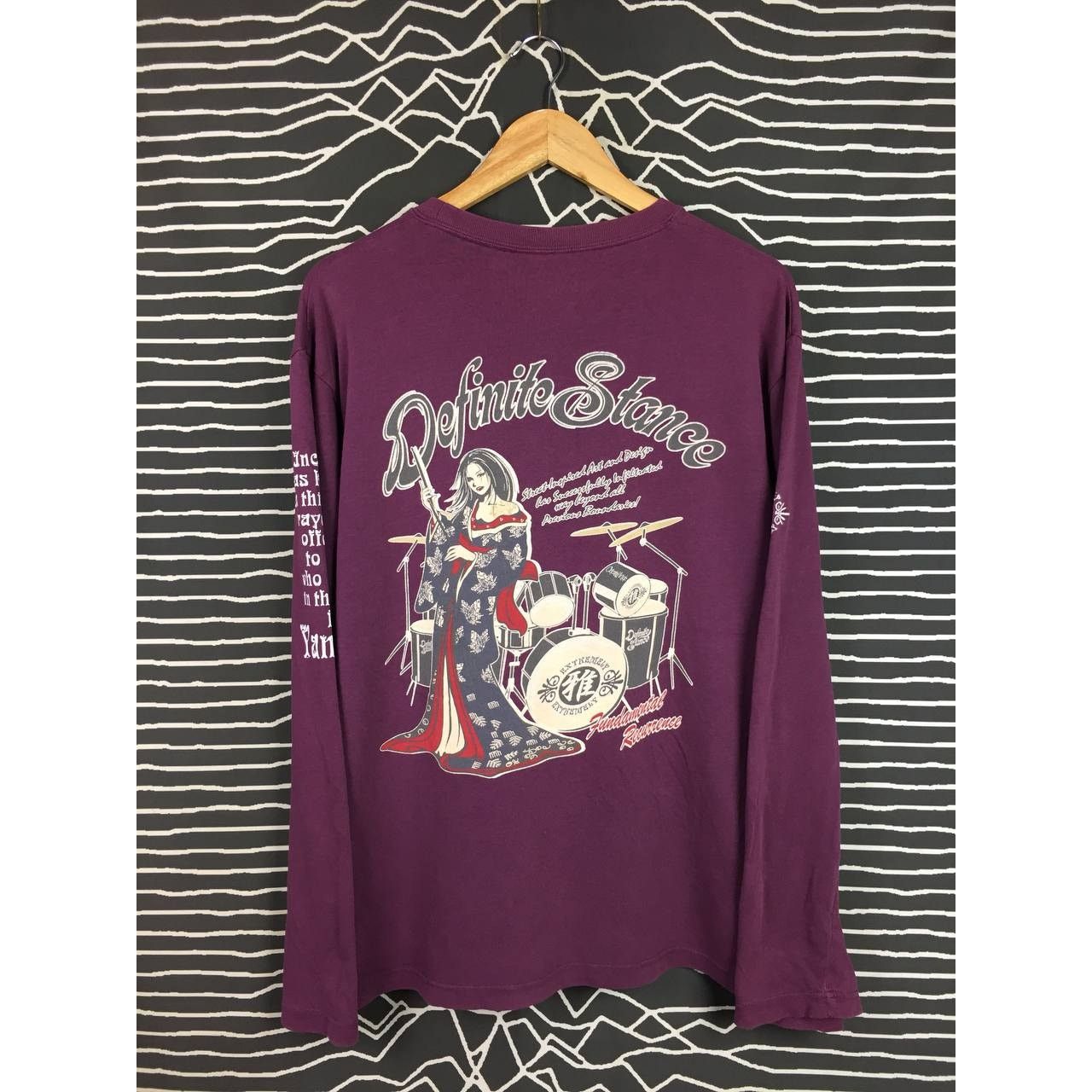 Bullet Noise Vtg Bullet Noise Definite Stance Long Sleeve Tee Size US L / EU 52-54 / 3 - 1 Thumbnail
