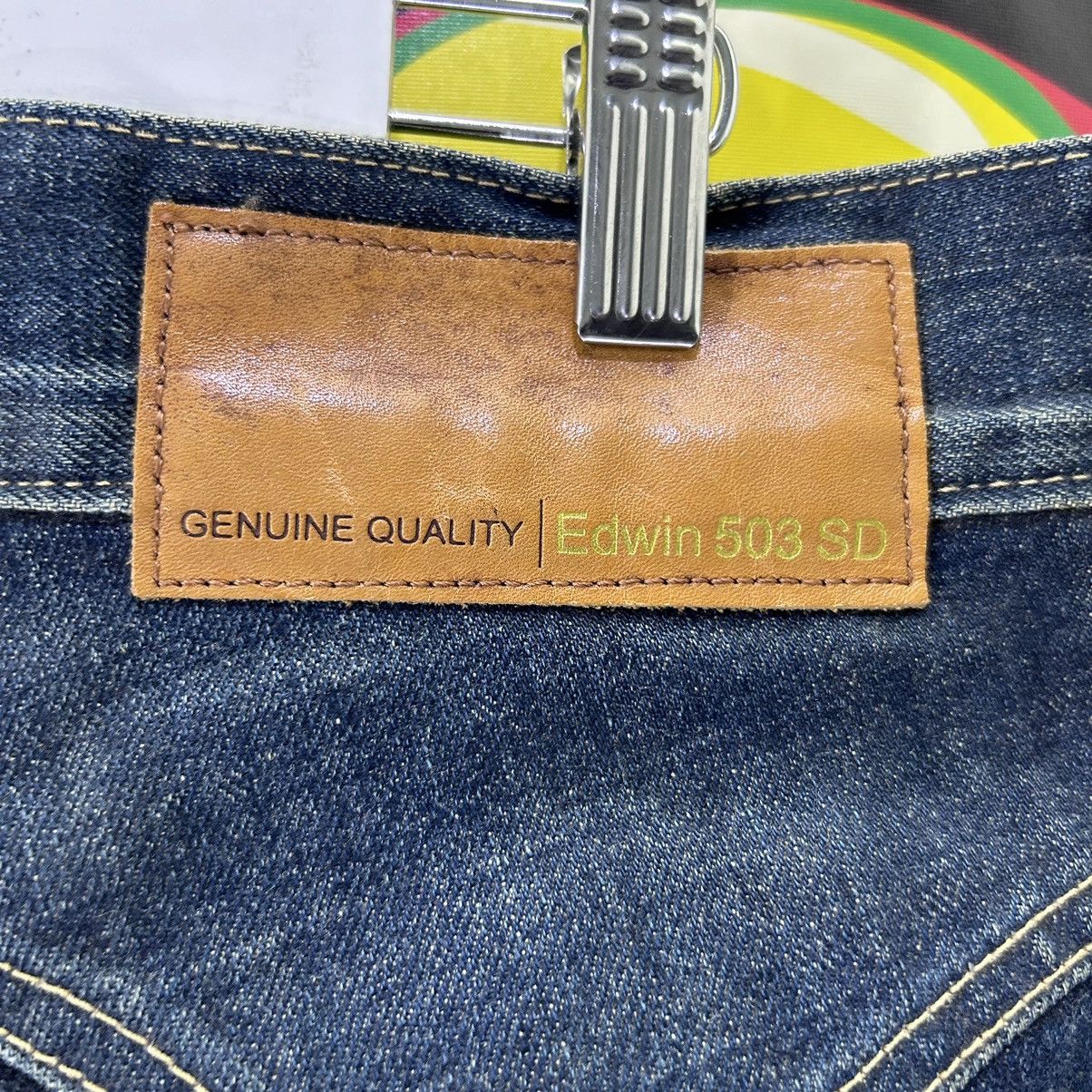 Edwin Vintage Edwin 503 SD Flare Japanese Bootcut Jeans Size 36" / US 14 / IT 50 - 12 Thumbnail