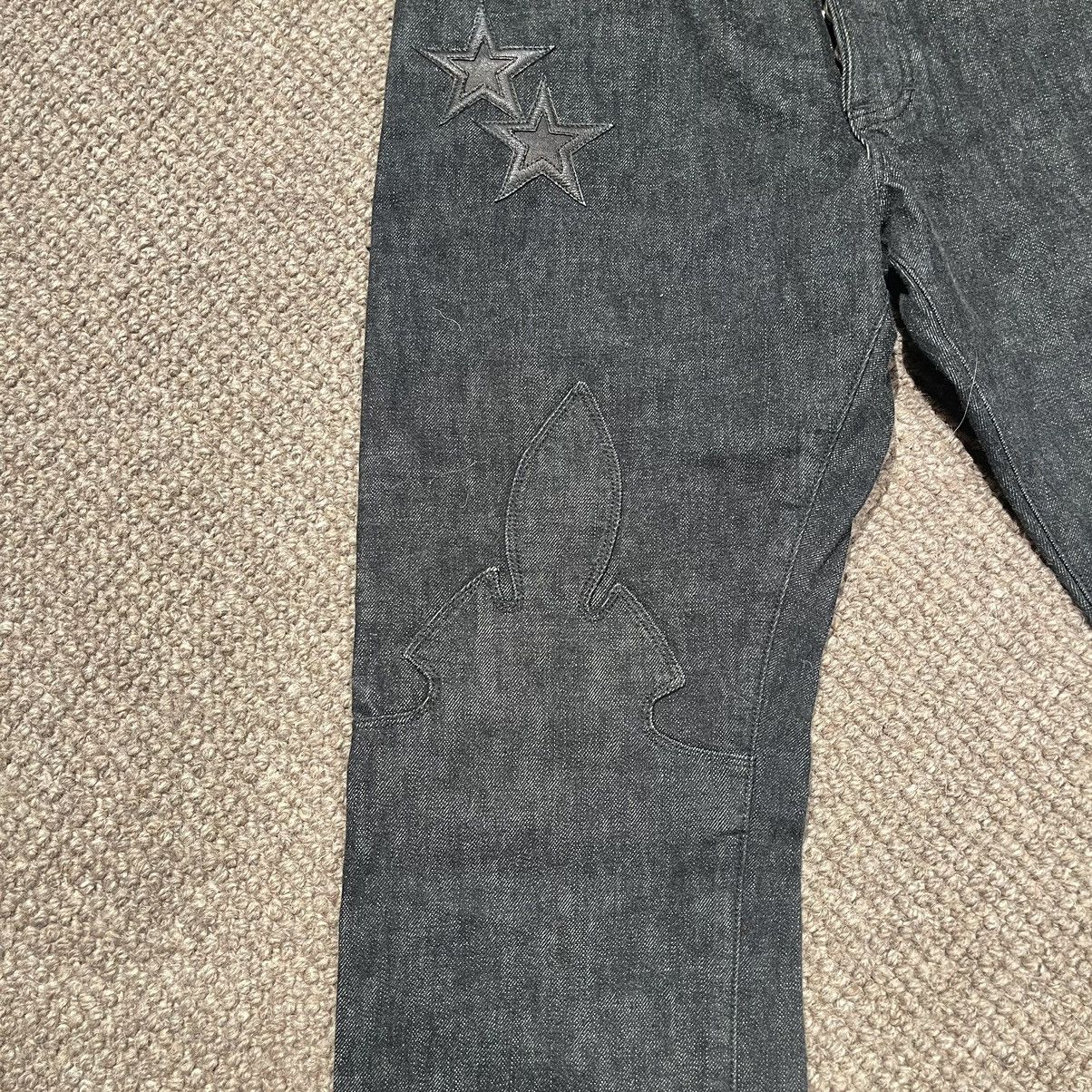 Chrome Hearts Chrome Hearts Exclusive Star Patch Fleur Knees Denim Jeans Size US 32 / EU 48 - 3 Thumbnail