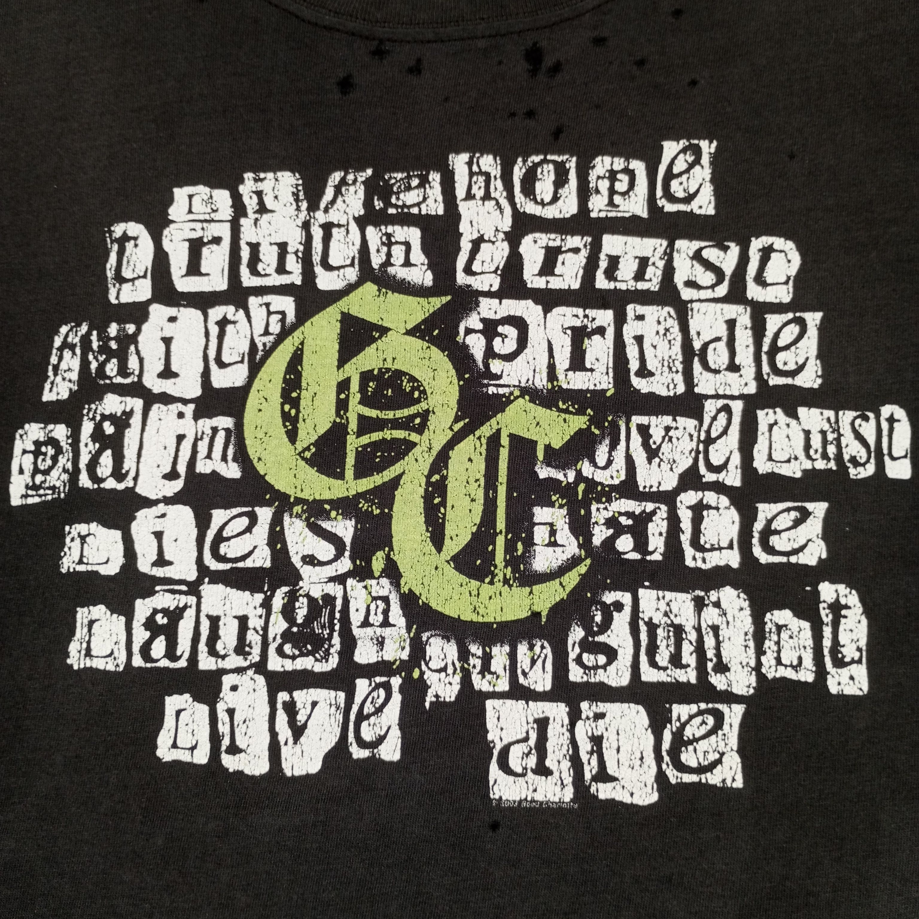 Band Tees × Vintage Good Charlotte Music Tshirt Vintage Distressed Tshirt Size US L / EU 52-54 / 3 - 2 Thumbnail