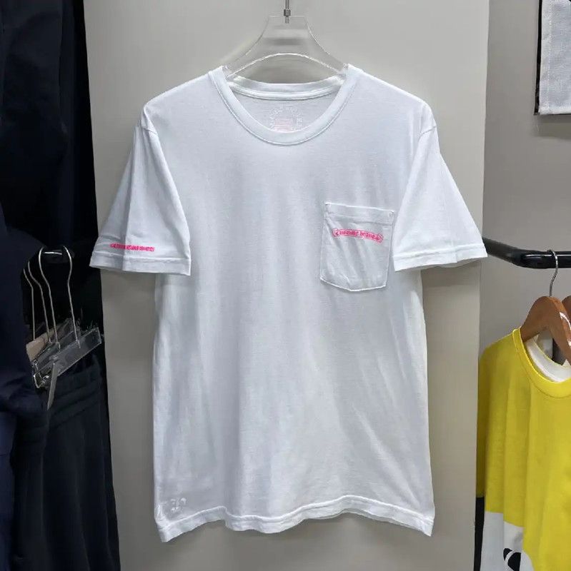 Chrome Hearts Chrome Hearts Men's White T-Shirt with Pocket 0089 Size US M / EU 48-50 / 2 - 1 Thumbnail