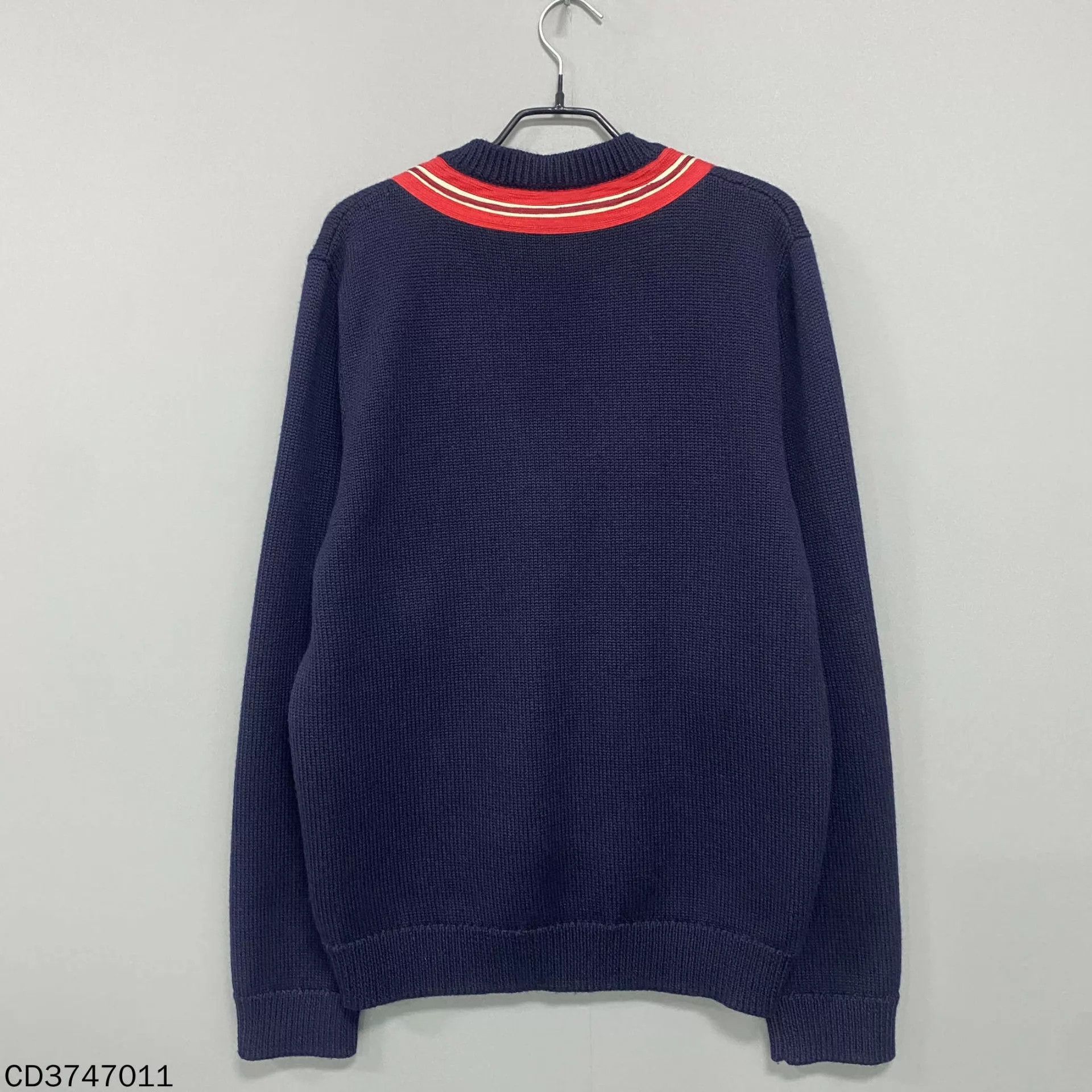 Gucci GUCCI Navy Blue Bee Sweater L Size US L / EU 52-54 / 3 - 3 Thumbnail