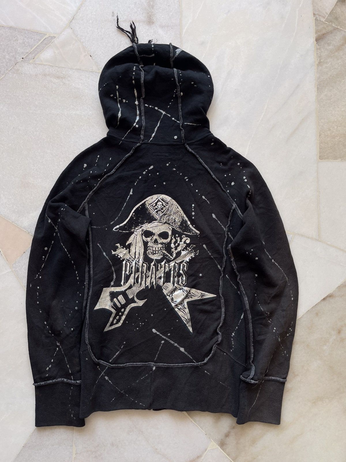 Obelisk 2000s Obelisk Skull Pirate Hoodie Size US S / EU 44-46 / 1 - 1 Thumbnail