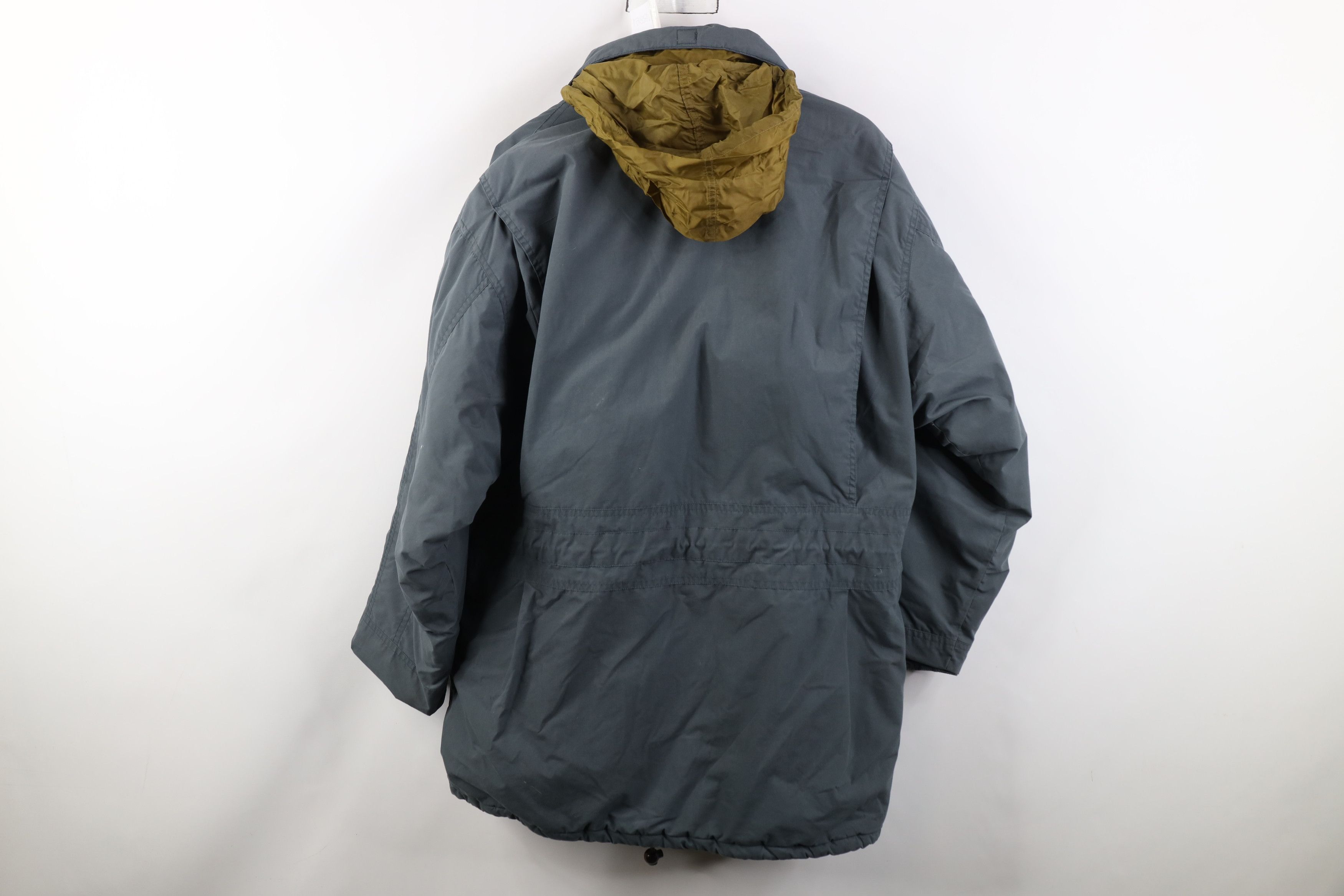 Vintage Vintage 90s Streetwear Hooded Puffer Parka Jacket Green Size US L / EU 52-54 / 3 - 16 Thumbnail