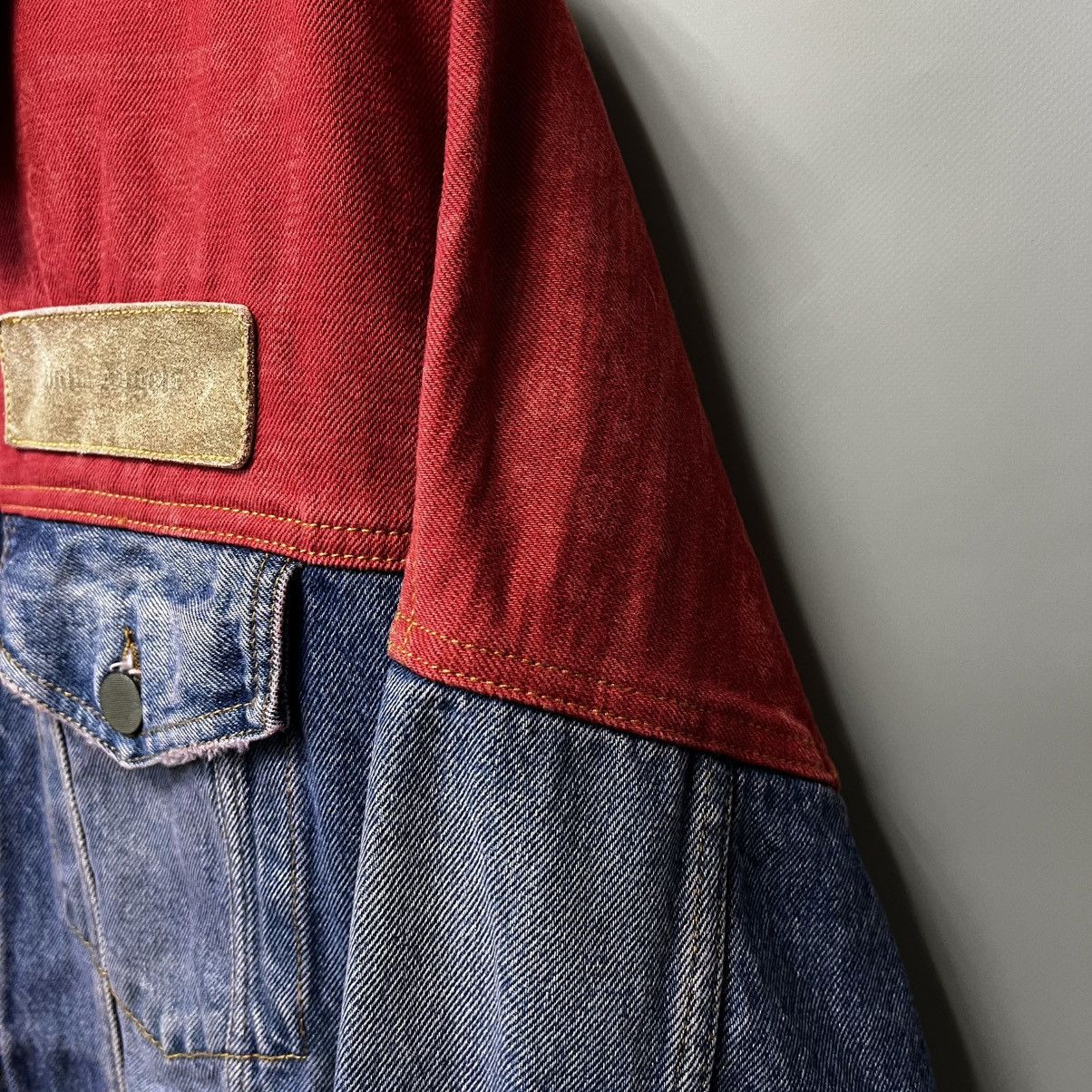 Palm Angels Palm Angels Vintage Denim Jacket With Bandana Motif Size US S / EU 44-46 / 1 - 17 Thumbnail