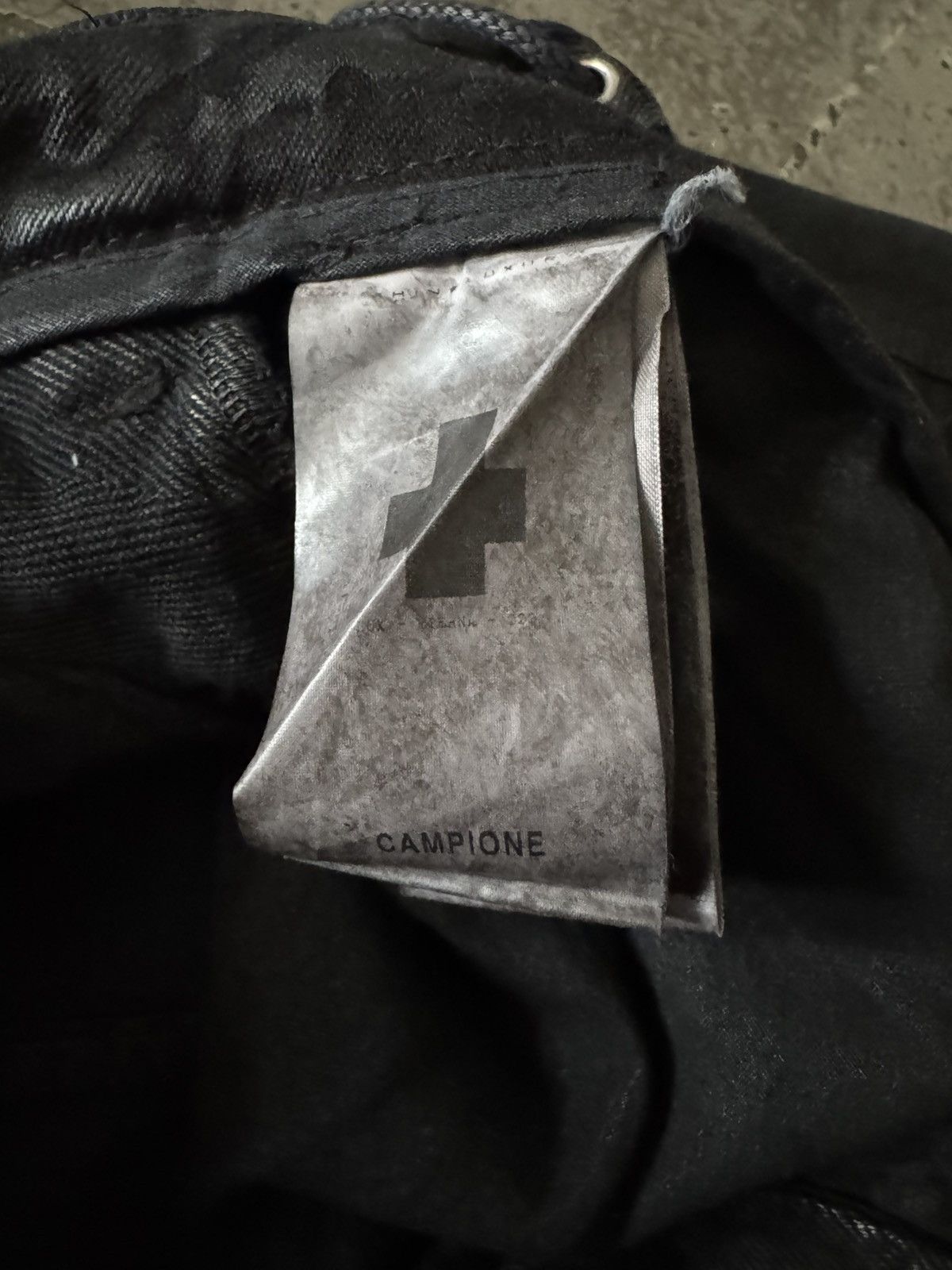 SHINE LUXURY “Truckerstar” Layered Distressed Jumbo Baggy Denim Size US 32 / EU 48 - 13 Thumbnail