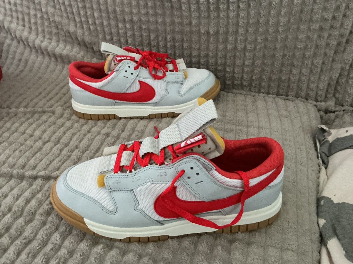 Nike Nike Air Dunk Jumbo - new with box - white/red - size 11.5 Size US 11.5 / EU 44-45 - 1 Thumbnail