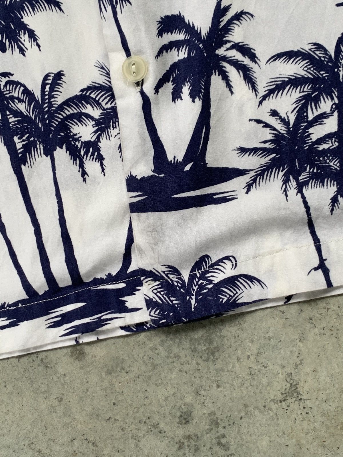 Schott Vintage Schott Rayon Coconut Hawaii Tree Motive Collar Shirt Size US L / EU 52-54 / 3 - 10 Thumbnail