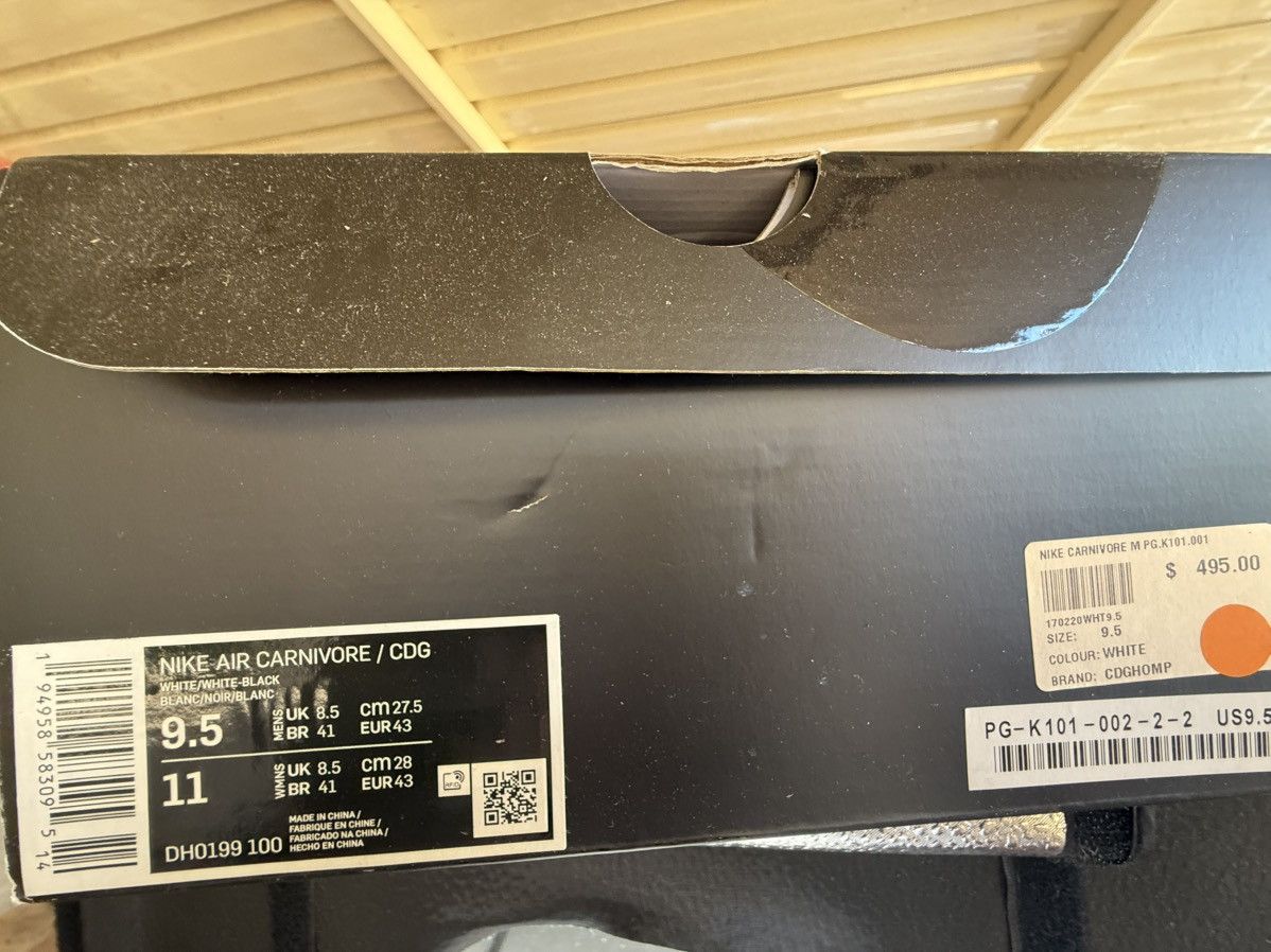 Comme des Garcons Homme Plus × Nike NIKE AIR CARNIVORE/CDG US 9.5 Size US 9.5 / EU 42-43 - 1 Thumbnail