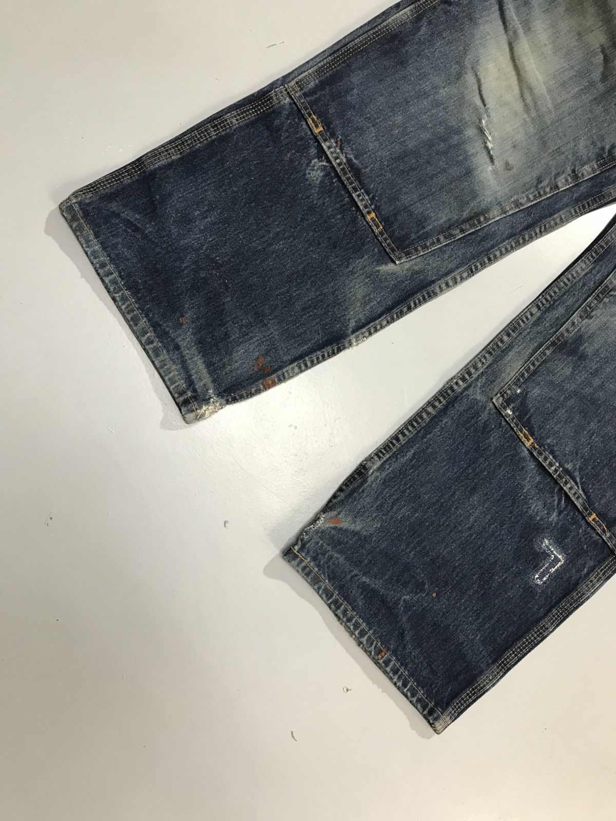 Carhartt Vintage carhartt repaired double knee workwear denim Size US 38 / EU 54 - 4 Thumbnail