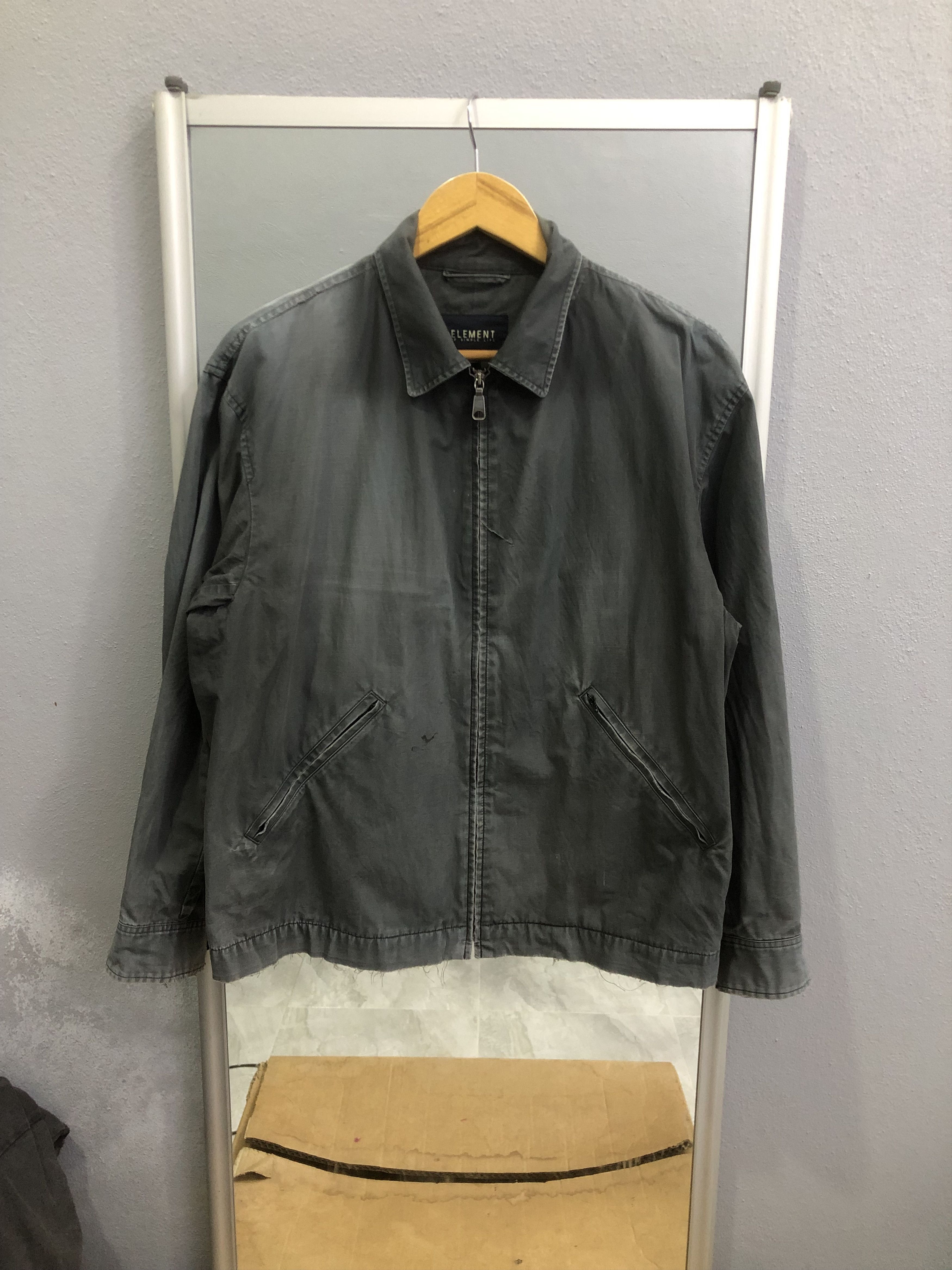 Element Utility Jacket Vintage Faded Distress