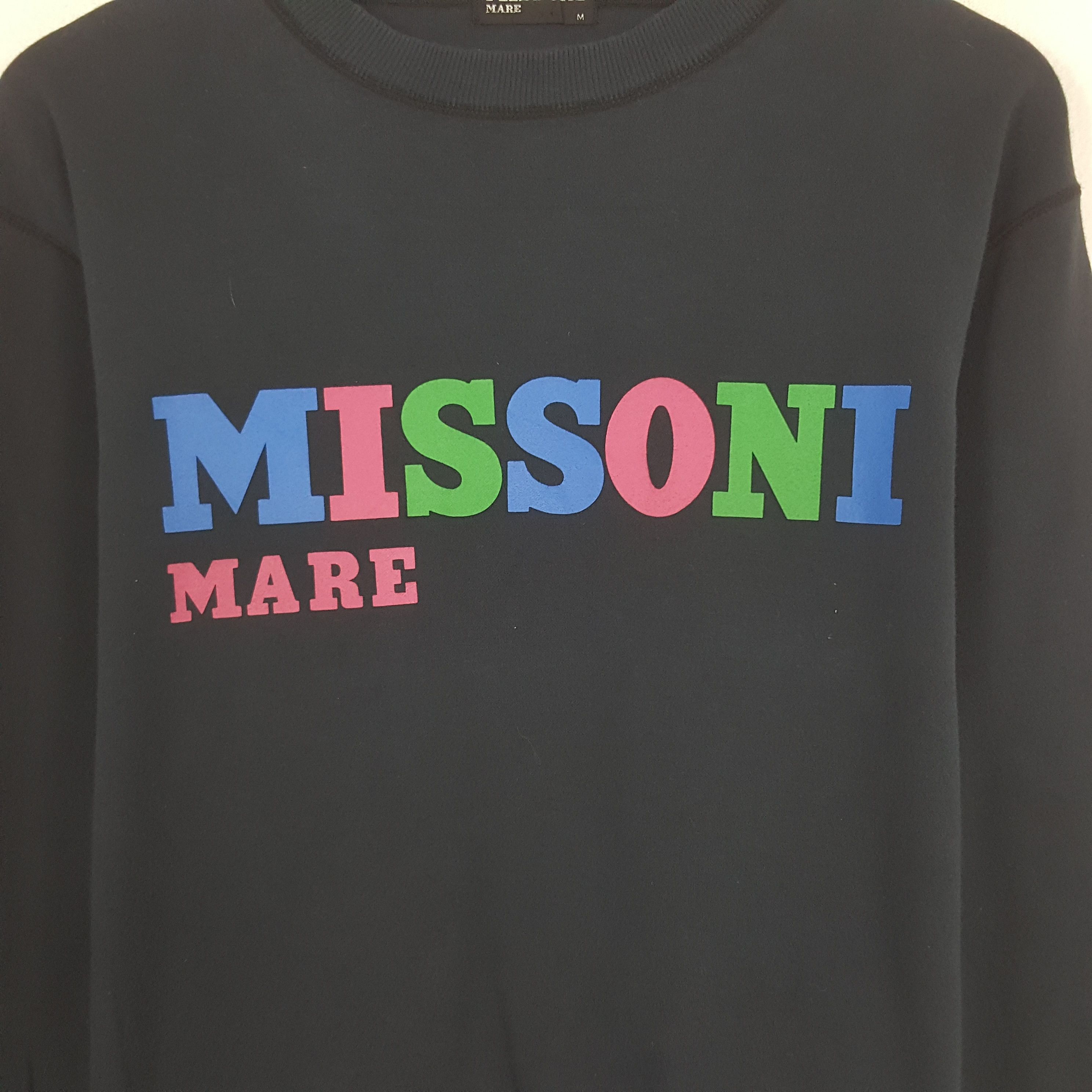 Missoni × Vintage Vintage Missoni Mare Sweatshirt Size M / US 6-8 / IT 42-44 - 2 Thumbnail