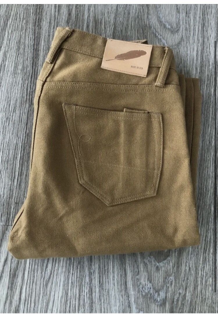 image of Rogue Territory 15 Oz Csc Strong Taper Size 30 in Tan, Men's