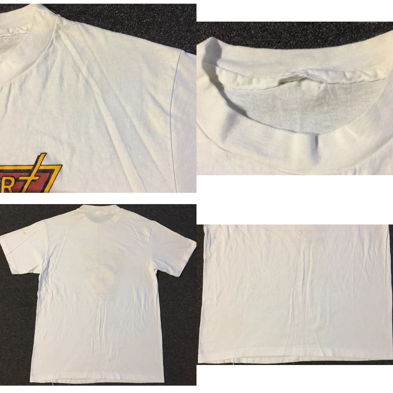 Vintage VINTAGE Westport Connecticut Tanning Team Faded Shirt L White Cotton Graphic Tee Mens 80s 90s Grunge Beach Surf Harley Davidson Single Stitch Size US L / EU 52-54 / 3 - 8 Thumbnail