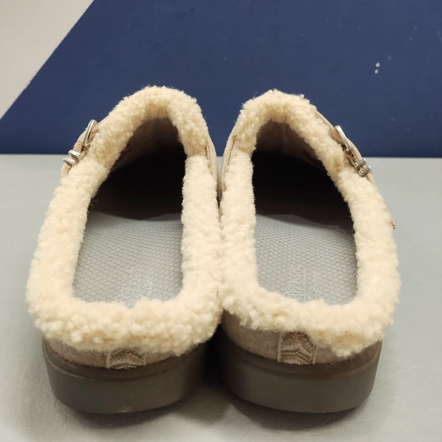 Vintage LifeStride Bzees Eternity Mule Slippers Womens Size 10M Beige Upper Fabric Size ONE SIZE - 5 Thumbnail