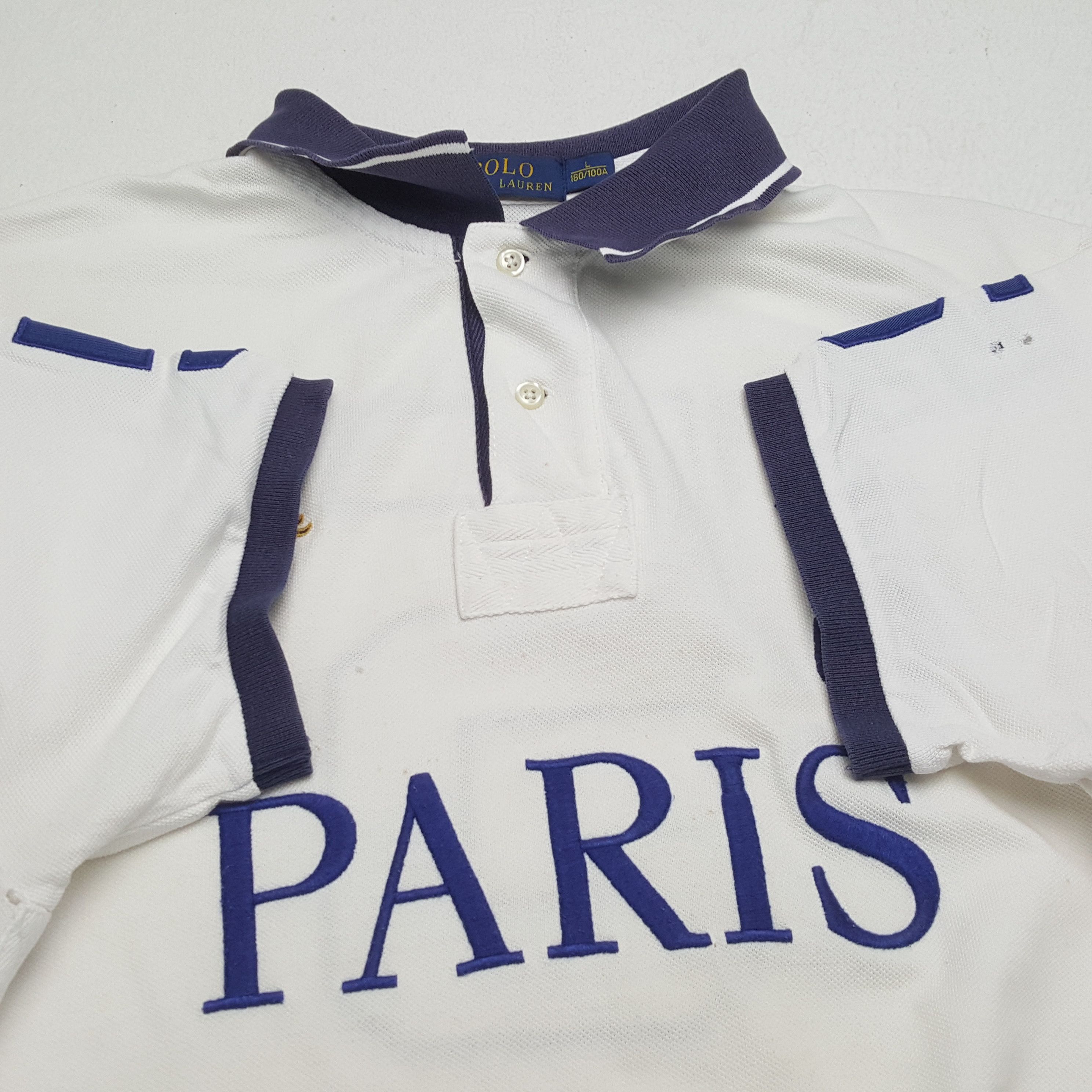 Polo Ralph Lauren × Vintage Vintage POLO by RALPH LAUREN Fashion Brand Distressed Polos Size US L / EU 52-54 / 3 - 8 Thumbnail