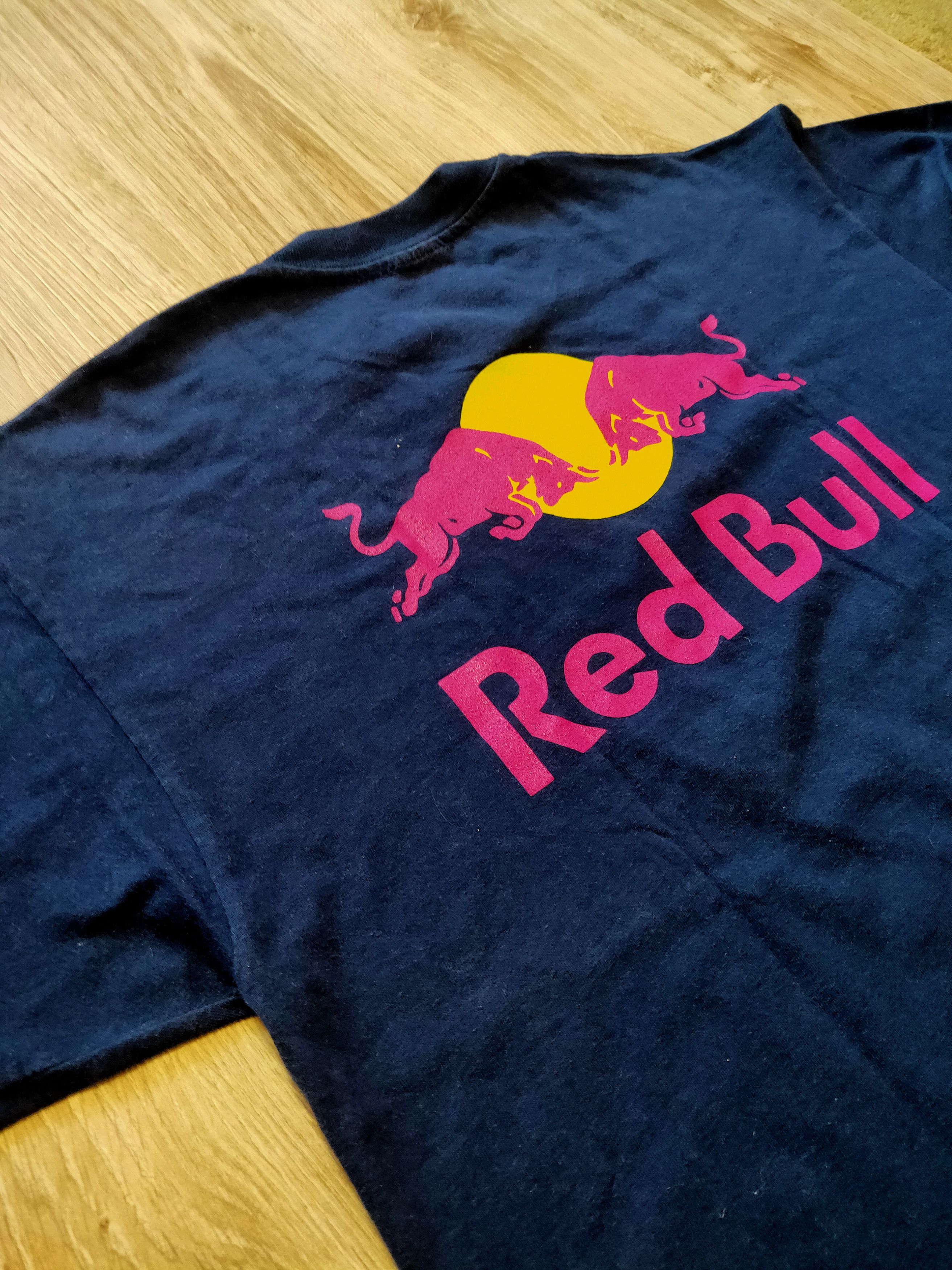Red Bull × Vintage Vintage Red Bull T Shirt Tee Big Logo Baggy Racing F1 90s Size US XL / EU 56 / 4 - 4 Thumbnail