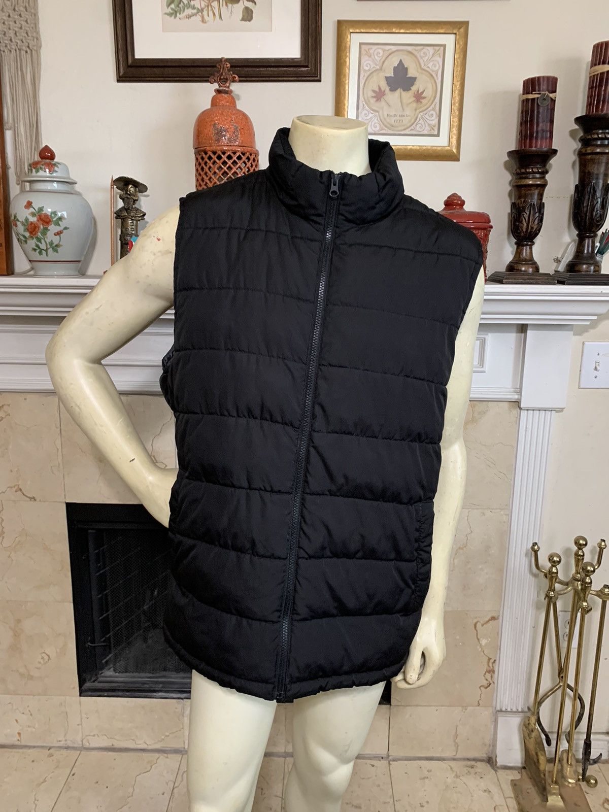 Gap Puffy Zippered vest Size US XL / EU 56 / 4 - 1 Thumbnail