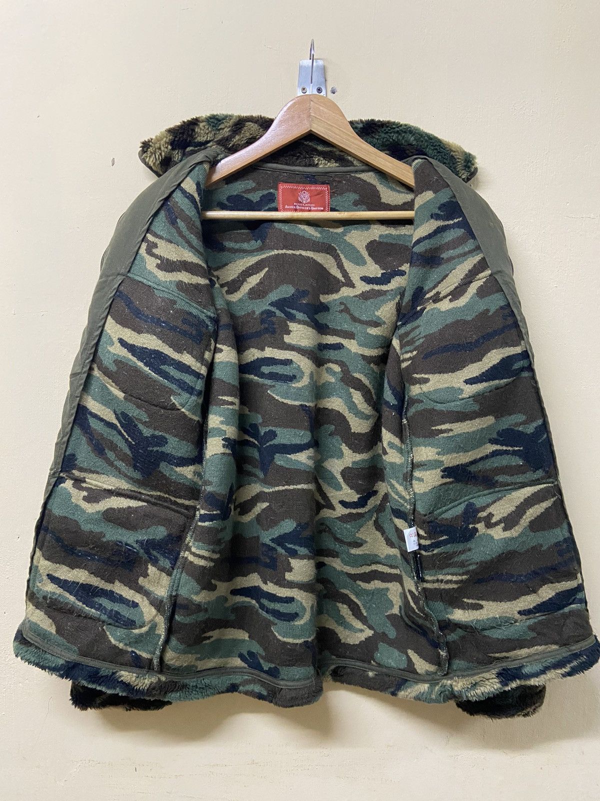 Avirex Avirex Officers Uniform Camouflage Fleece Jacket Size US S / EU 44-46 / 1 - 11 Thumbnail