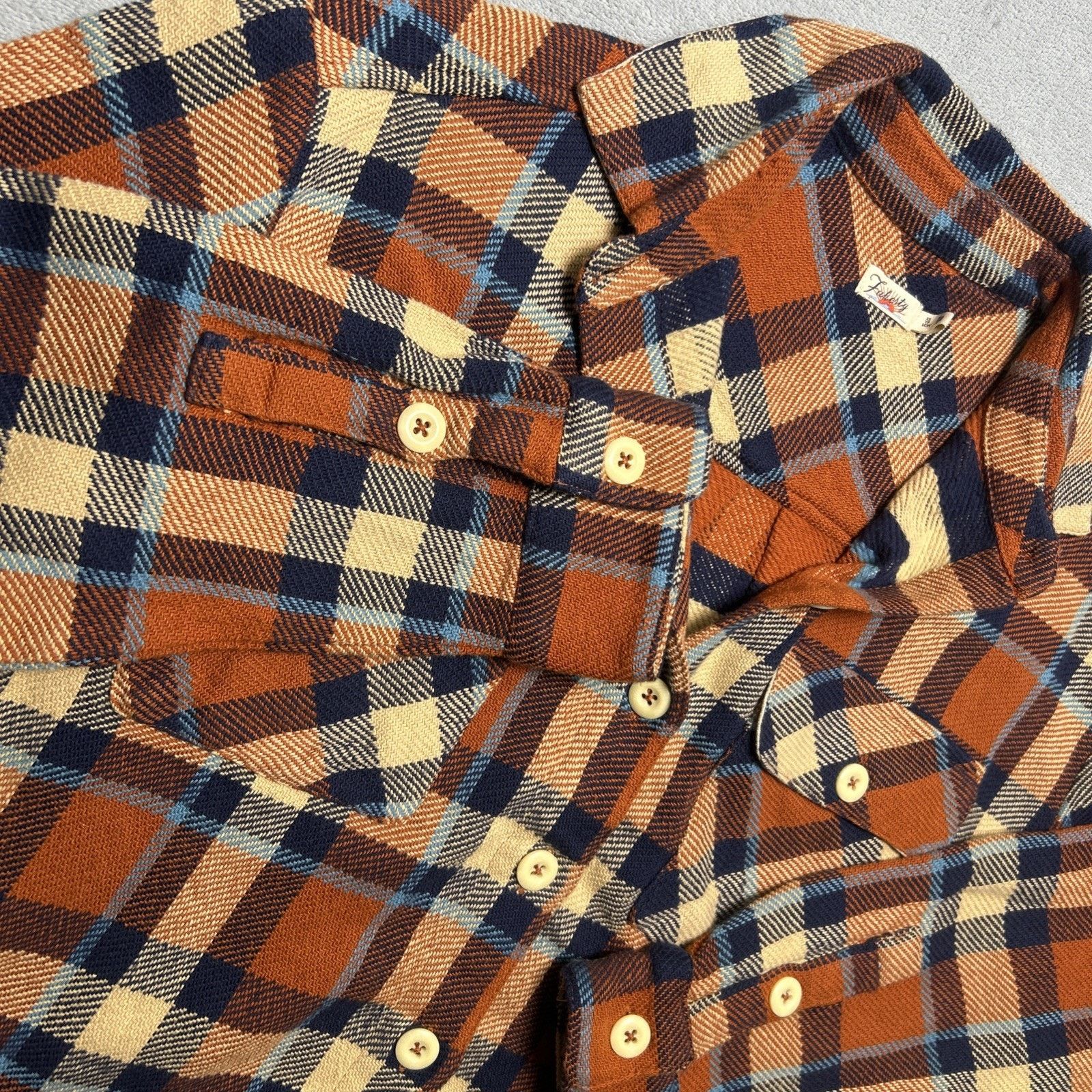 Faherty Faherty Heavy Surf Flannel Women XS Crop Retro Crop Hunter Size XS / US 0-2 / IT 36-38 - 4 Thumbnail