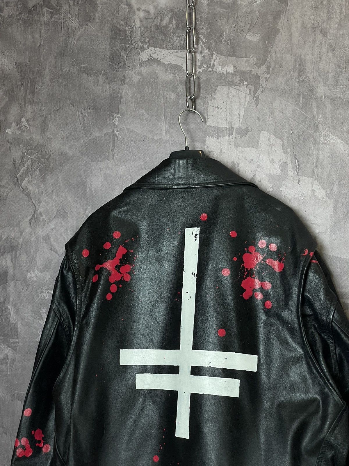 Vintage Vintage Leather Biker Motorcycle Jacket Streetwear 90s Size US L / EU 52-54 / 3 - 12 Thumbnail