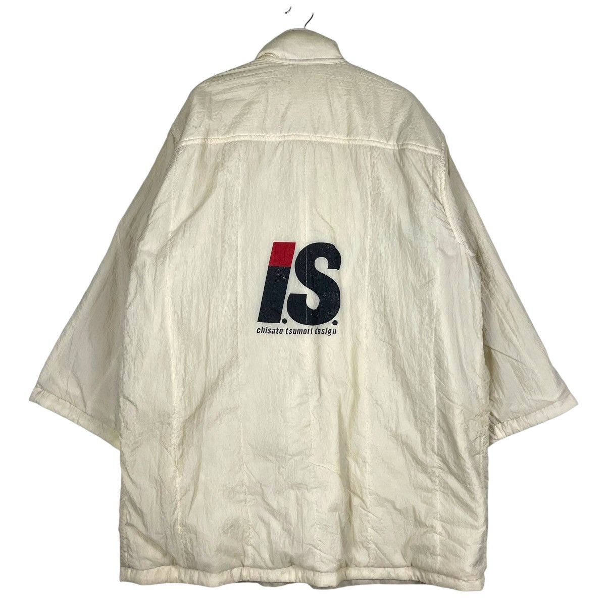Issey Miyake ARCHIVES💥 80s BOXY COAT ISSEY MIYAKE BUTTON LONG JACKET Size US L / EU 52-54 / 3 - 10 Thumbnail