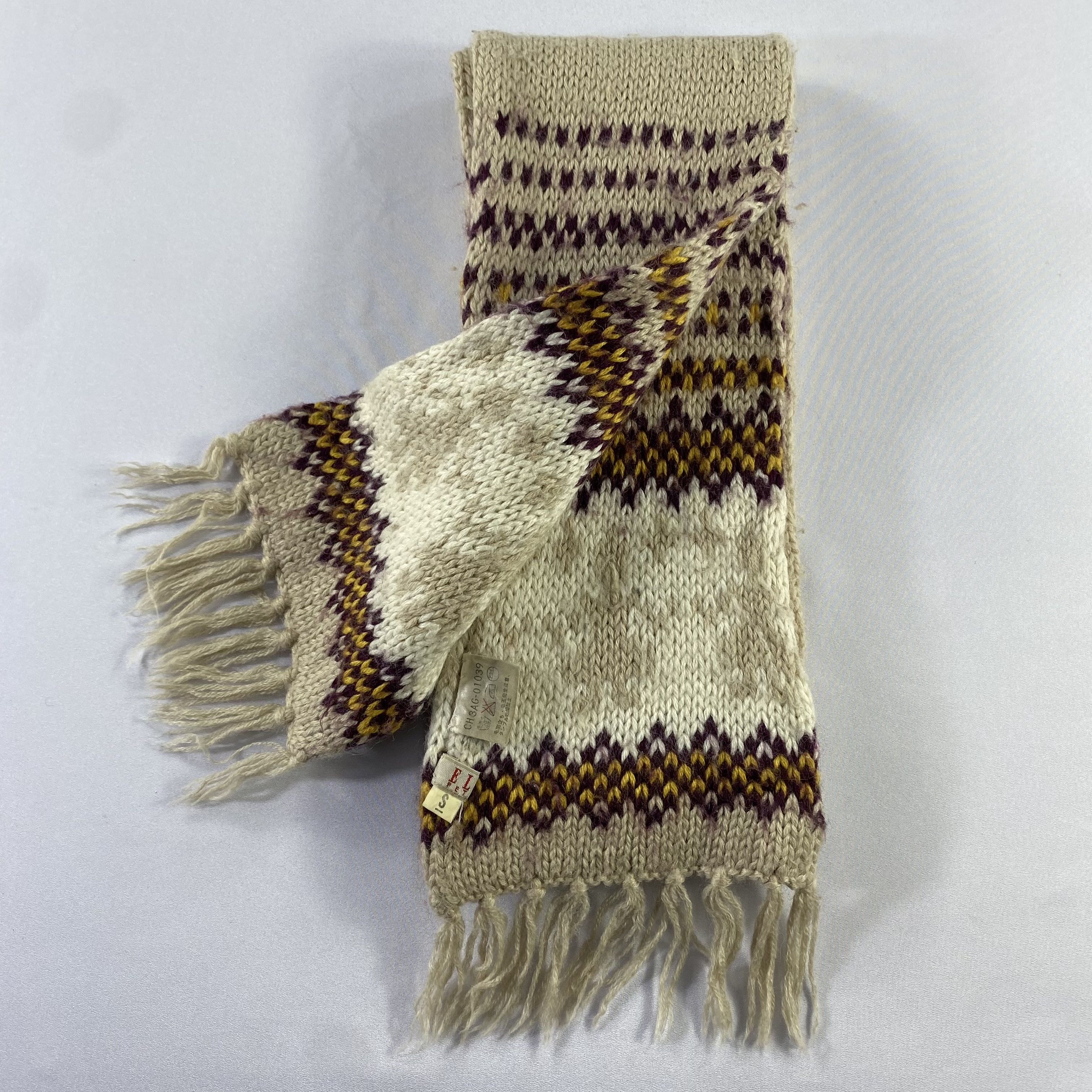 Ellesse Elle Knitted Scarf Neck Wrap Wool Muffler Size ONE SIZE - 4 Thumbnail