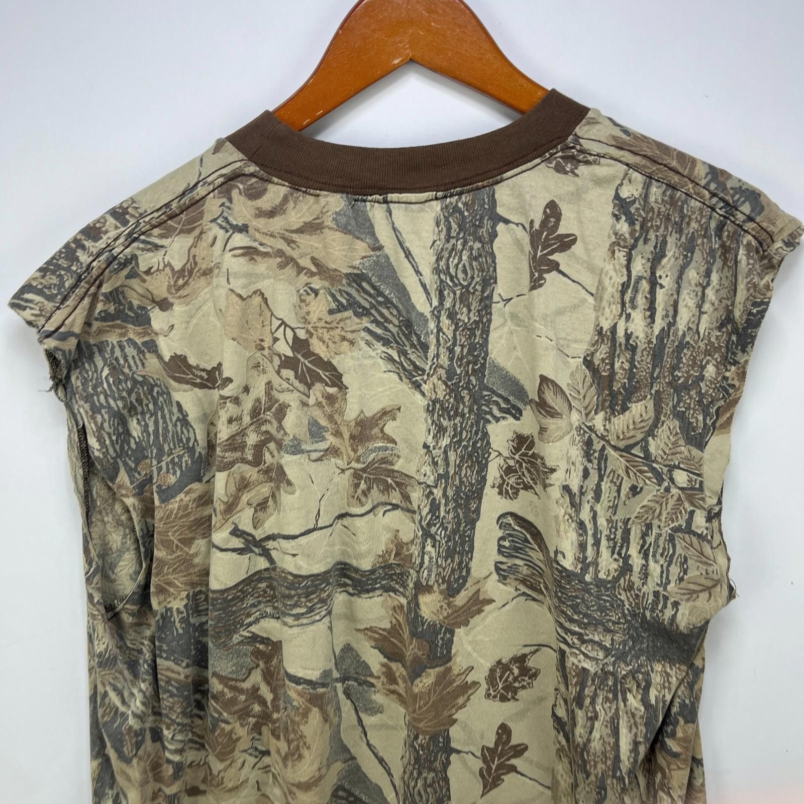 Realtree Vintage 90s Realtree Camo Sleeveless Shirt Large Size US L / EU 52-54 / 3 - 8 Thumbnail
