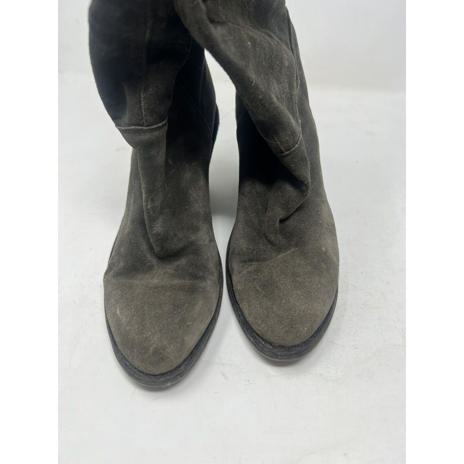 Fiorentini + Baker Fiorentini Baker Gray suede Leather Pull on Women’s Boots 39 Size US 8 / IT 38 - 9 Thumbnail