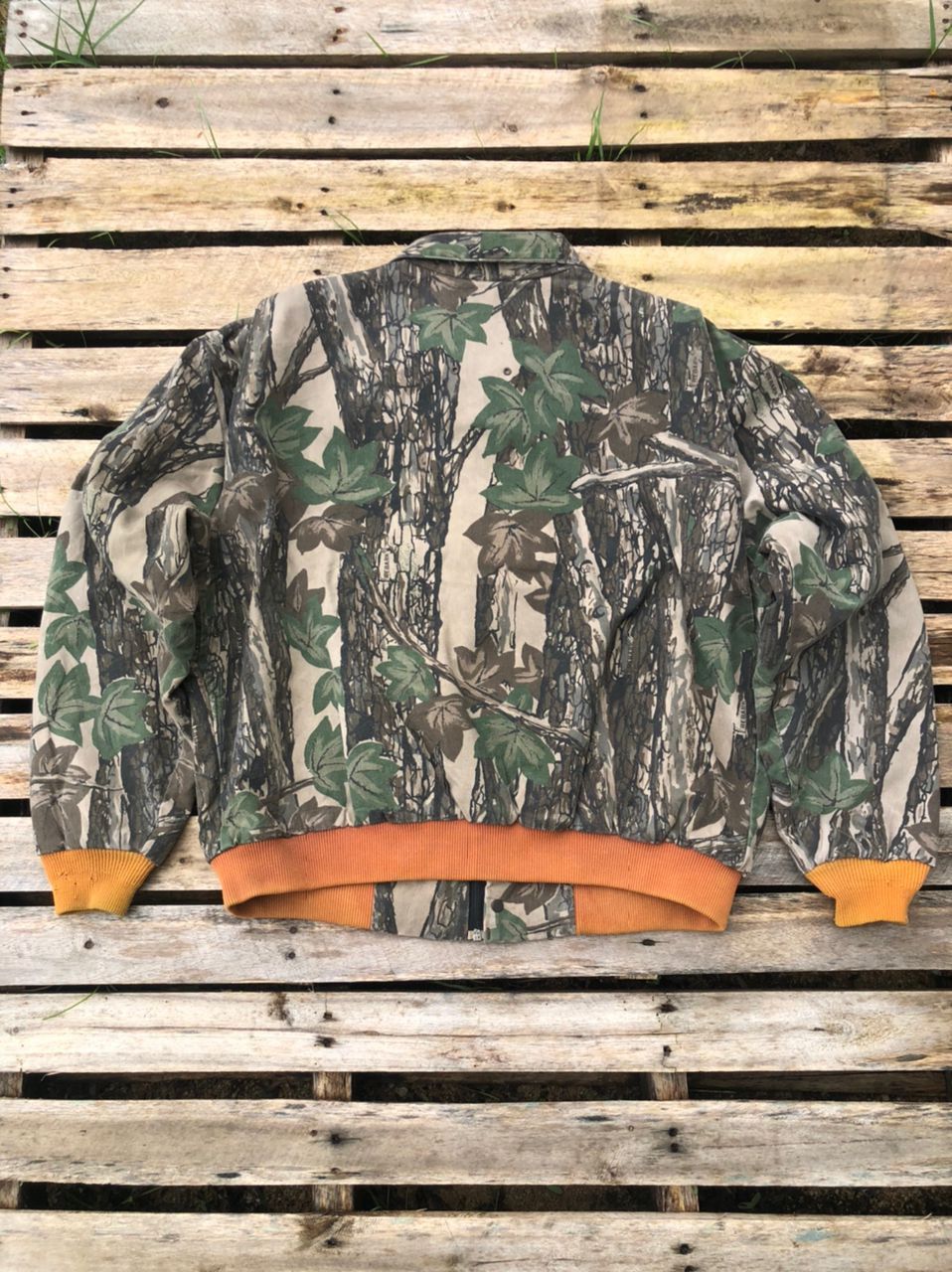 Vintage Vintage Gun Flint Camo Hunting Bombers Jacket Size US L / EU 52-54 / 3 - 2 Thumbnail