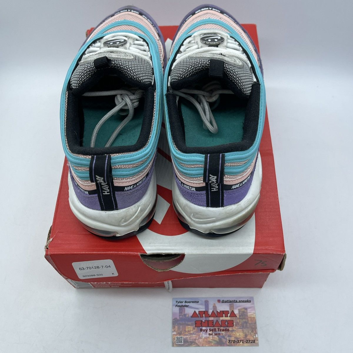 Nike Air max 97 have a Nike day Size US 6.5 / EU 39-40 - 6 Thumbnail