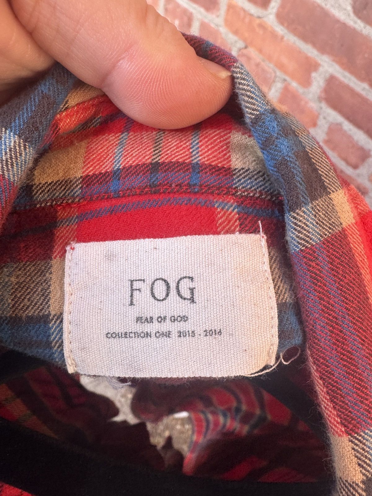 Essentials × Fear of God Fear of god f.o.g collection one plaid button up shirt Size US L / EU 52-54 / 3 - 3 Thumbnail